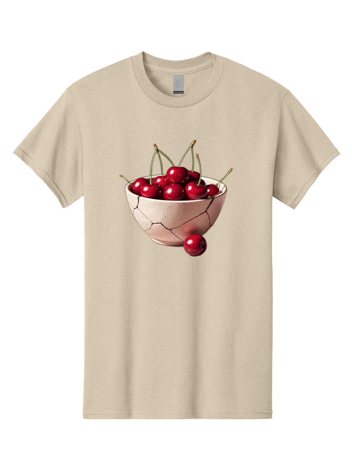 Cracked-Bowl-Cherries-4 Men'S Graphic Tee, 100% Cotton, Comfortable Casual Summer Wear, Machine Washable, Vintage Camera, Old Camera, Antique Camera, Black Camera, Classic Photography, Photography Equipment, Nostalgic Device, Film Camera, Bai741 14