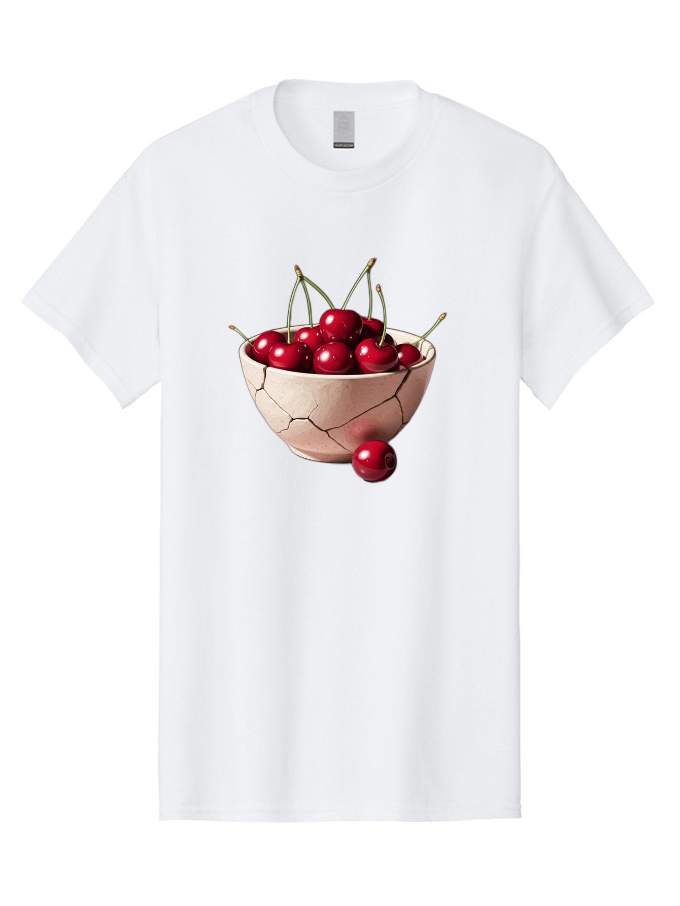 Cracked-Bowl-Cherries-4 Men'S Graphic Tee, 100% Cotton, Comfortable Casual Summer Wear, Machine Washable, Vintage Camera, Old Camera, Antique Camera, Black Camera, Classic Photography, Photography Equipment, Nostalgic Device, Film Camera, Bai741 6