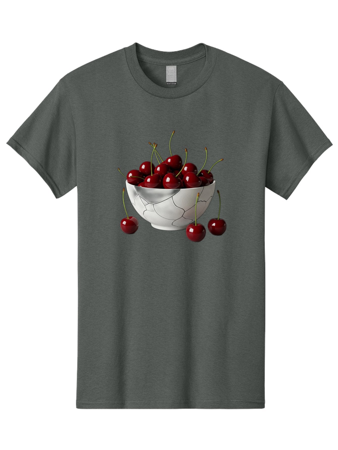 Cracked-Bowl-Cherries Men'S Graphic Tee, 100% Cotton, Comfortable Casual Summer Wear, Machine Washable, Vintage Camera, Old Camera, Antique Camera, Black Camera, Classic Photography, Photography Equipment, Nostalgic Device, Film Camera, Bai742 8