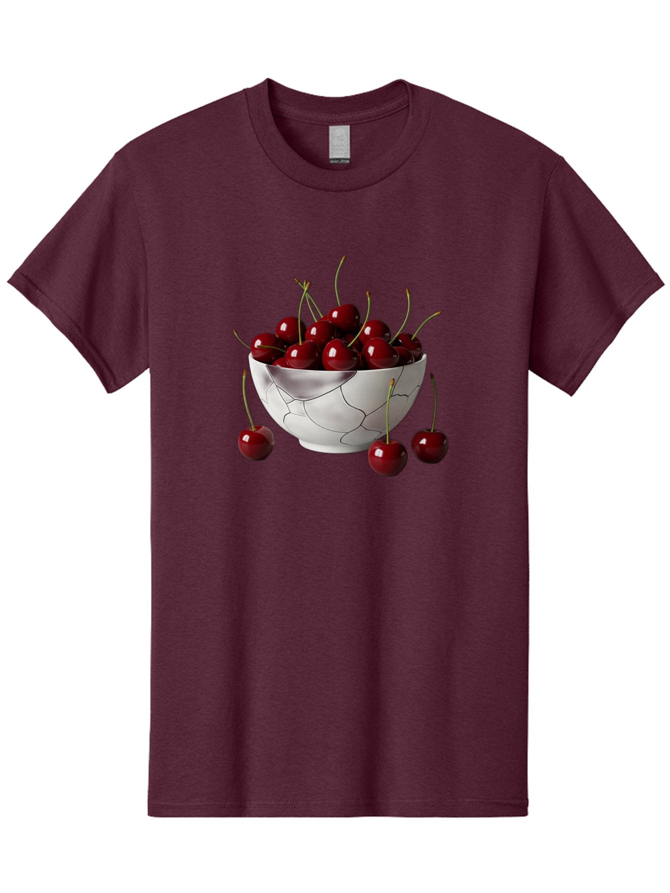 Cracked-Bowl-Cherries Men'S Graphic Tee, 100% Cotton, Comfortable Casual Summer Wear, Machine Washable, Vintage Camera, Old Camera, Antique Camera, Black Camera, Classic Photography, Photography Equipment, Nostalgic Device, Film Camera, Bai742 3