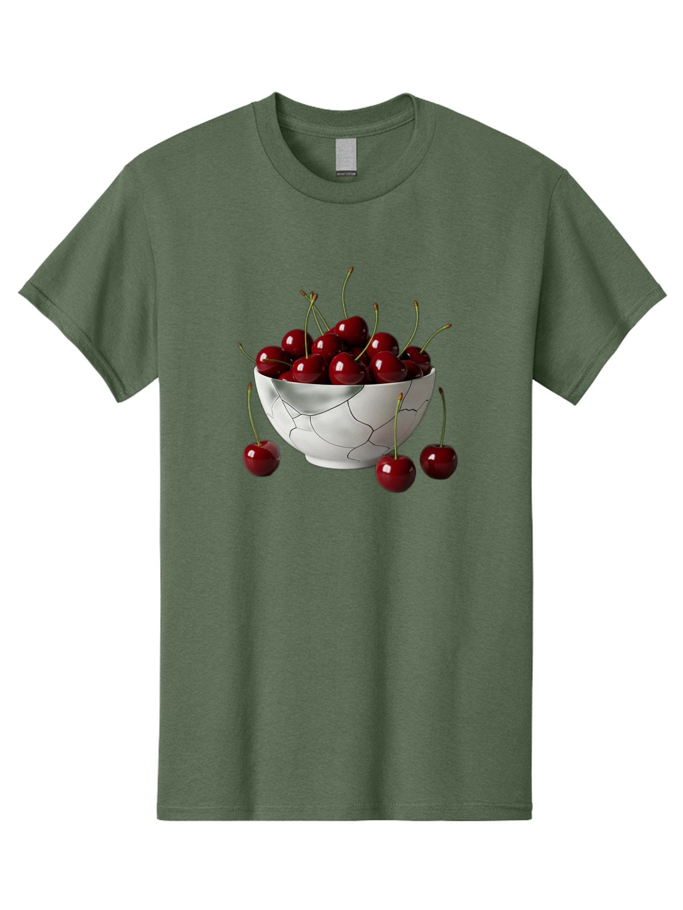 Cracked-Bowl-Cherries Men'S Graphic Tee, 100% Cotton, Comfortable Casual Summer Wear, Machine Washable, Vintage Camera, Old Camera, Antique Camera, Black Camera, Classic Photography, Photography Equipment, Nostalgic Device, Film Camera, Bai742