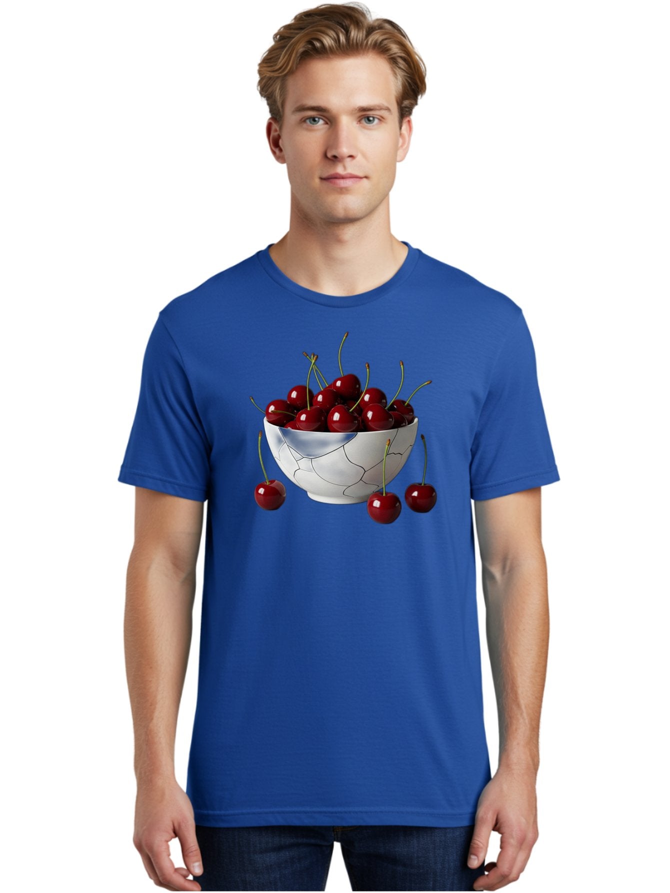 Cracked-Bowl-Cherries Men'S Graphic Tee, 100% Cotton, Comfortable Casual Summer Wear, Machine Washable, Vintage Camera, Old Camera, Antique Camera, Black Camera, Classic Photography, Photography Equipment, Nostalgic Device, Film Camera, Bai742 23