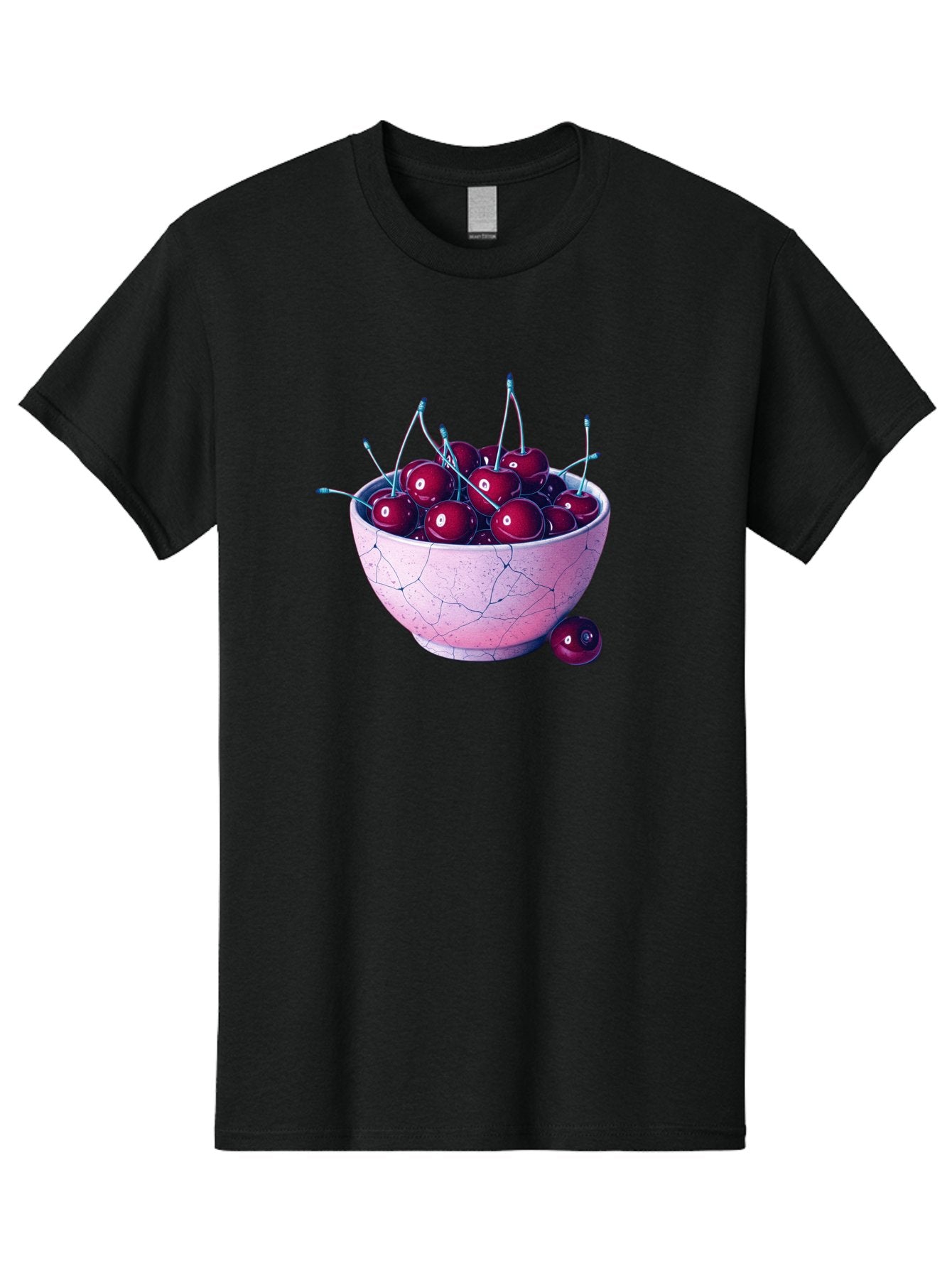 Cracked-Bowl-Of-Cherries Men'S Graphic Tee, 100% Cotton, Comfortable Casual Summer Wear, Machine Washable, Vintage Camera, Old Camera, Antique Camera, Black Camera, Classic Photography, Photography Equipment, Nostalgic Device, Film Camera, Bai743 12