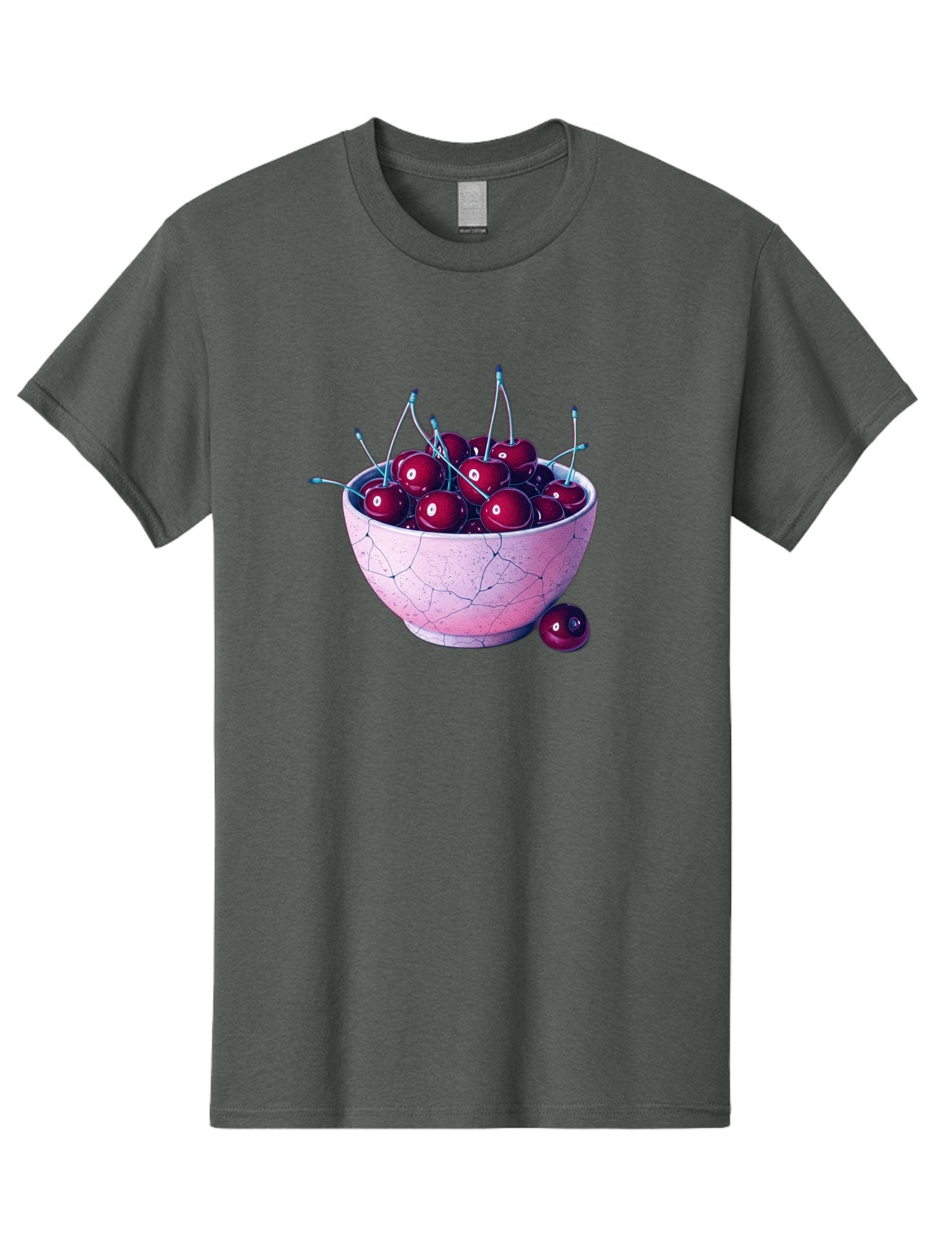Cracked-Bowl-Of-Cherries Men'S Graphic Tee, 100% Cotton, Comfortable Casual Summer Wear, Machine Washable, Vintage Camera, Old Camera, Antique Camera, Black Camera, Classic Photography, Photography Equipment, Nostalgic Device, Film Camera, Bai743 6