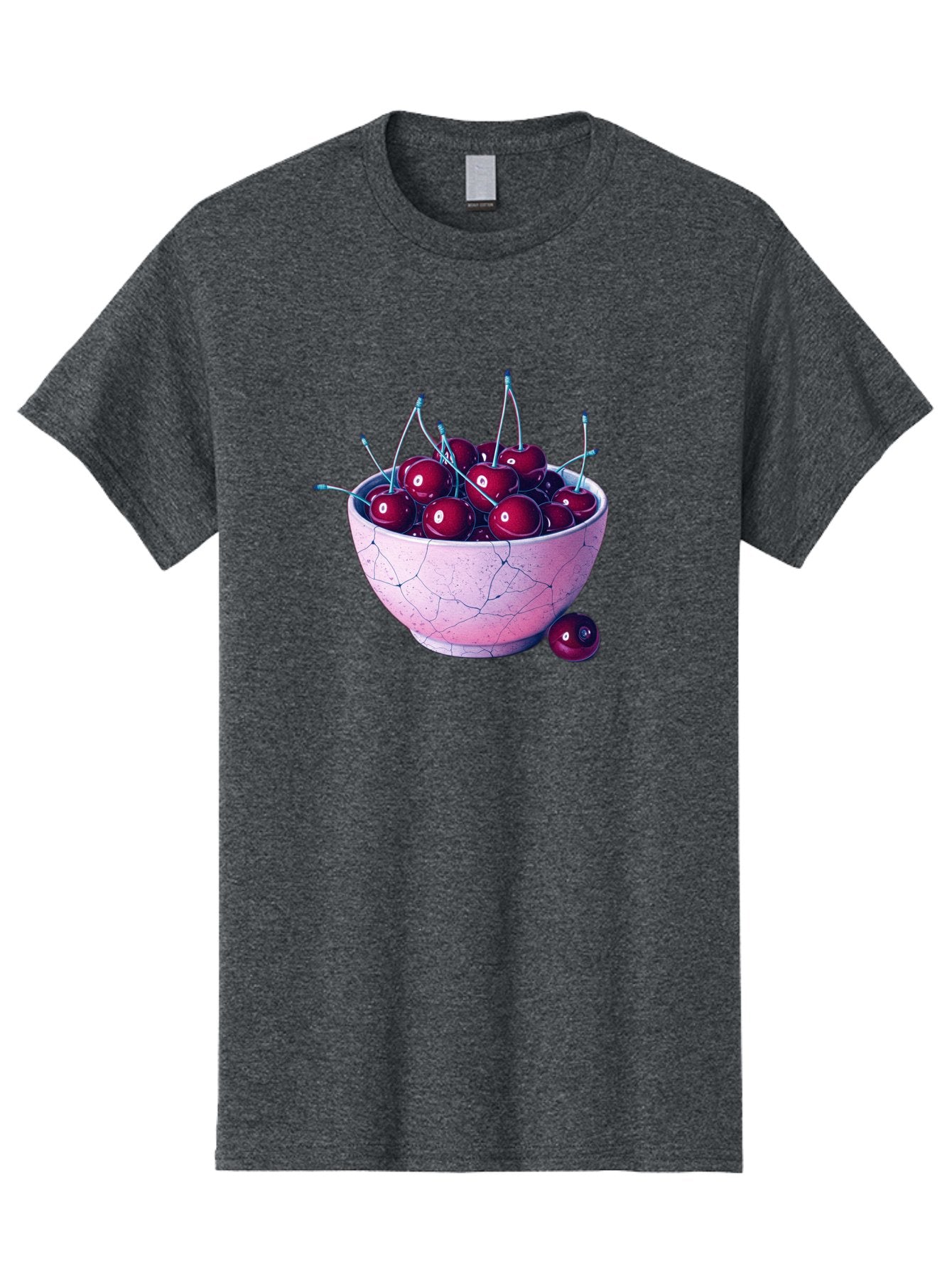 Cracked-Bowl-Of-Cherries Men'S Graphic Tee, 100% Cotton, Comfortable Casual Summer Wear, Machine Washable, Vintage Camera, Old Camera, Antique Camera, Black Camera, Classic Photography, Photography Equipment, Nostalgic Device, Film Camera, Bai743 8