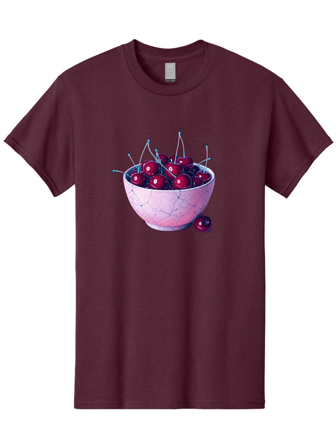 Cracked-Bowl-Of-Cherries Men'S Graphic Tee, 100% Cotton, Comfortable Casual Summer Wear, Machine Washable, Vintage Camera, Old Camera, Antique Camera, Black Camera, Classic Photography, Photography Equipment, Nostalgic Device, Film Camera, Bai743