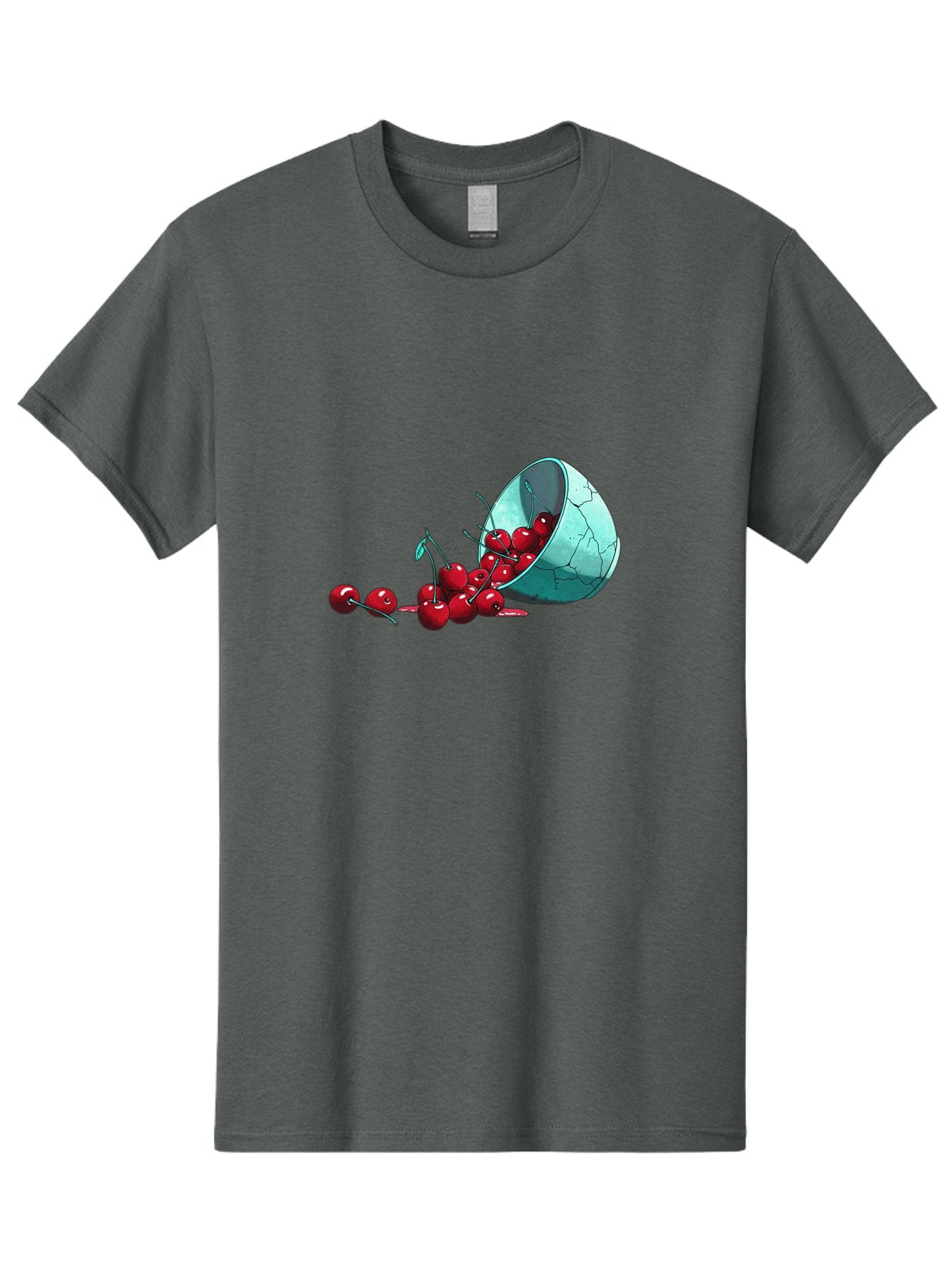 Cracked-Cup-Cherries Men'S Graphic Tee, 100% Cotton, Comfortable Casual Summer Wear, Machine Washable, Vintage Camera, Old Camera, Antique Camera, Black Camera, Classic Photography, Photography Equipment, Nostalgic Device, Film Camera, Bai745 3