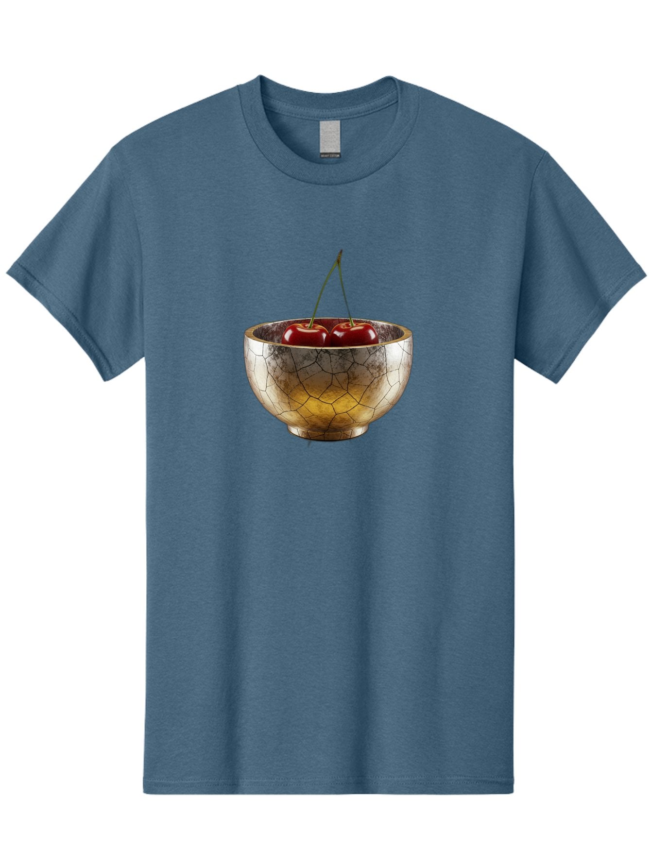 Cracked-Gold-Bowl-With-Cherries Men'S Graphic Tee, 100% Cotton, Comfortable Casual Summer Wear, Machine Washable, Vintage Camera, Old Camera, Antique Camera, Black Camera, Classic Photography, Photography Equipment, Nostalgic Device, Bai747 7