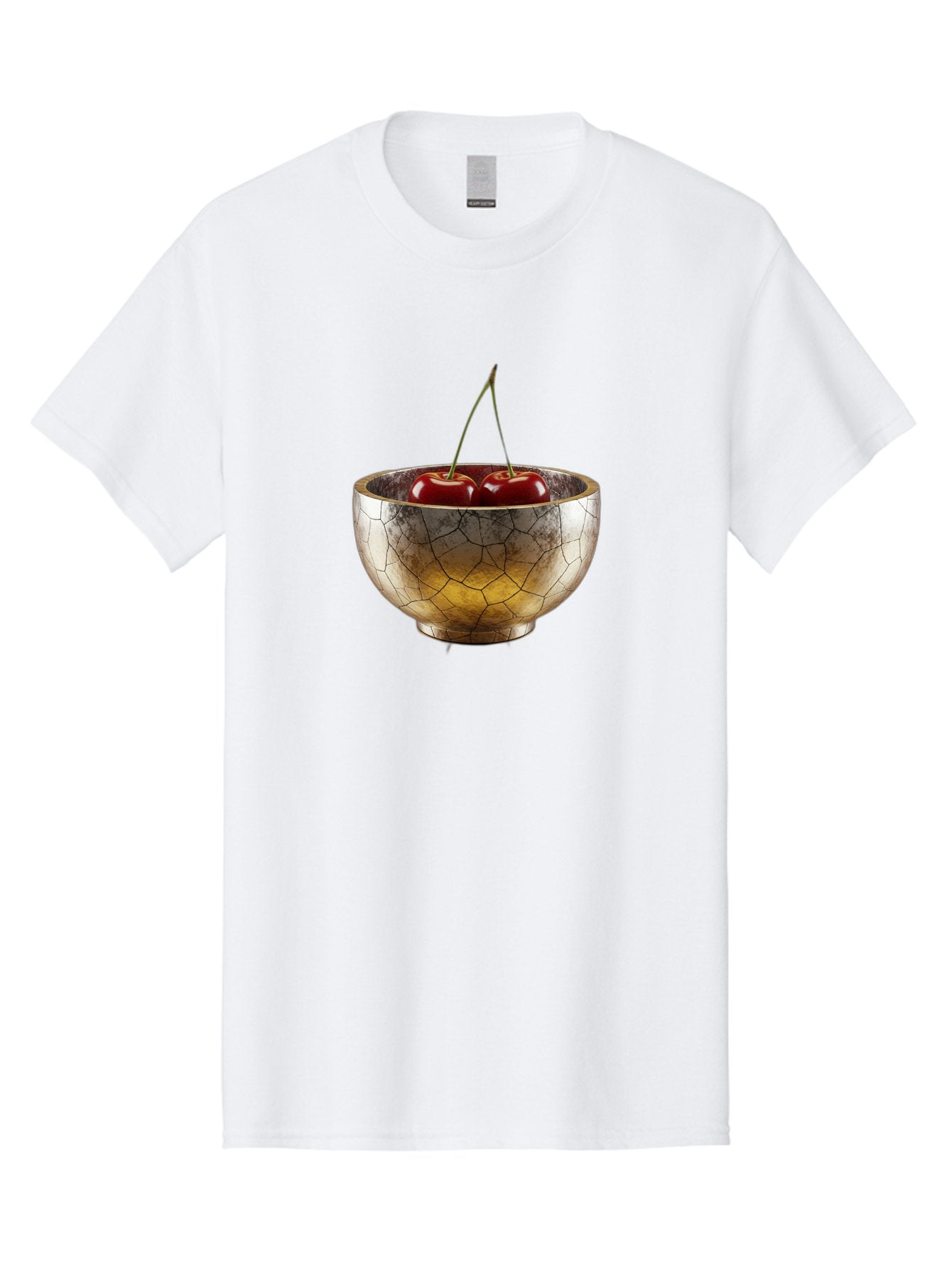 Cracked-Gold-Bowl-With-Cherries Men'S Graphic Tee, 100% Cotton, Comfortable Casual Summer Wear, Machine Washable, Vintage Camera, Old Camera, Antique Camera, Black Camera, Classic Photography, Photography Equipment, Nostalgic Device, Bai747 6