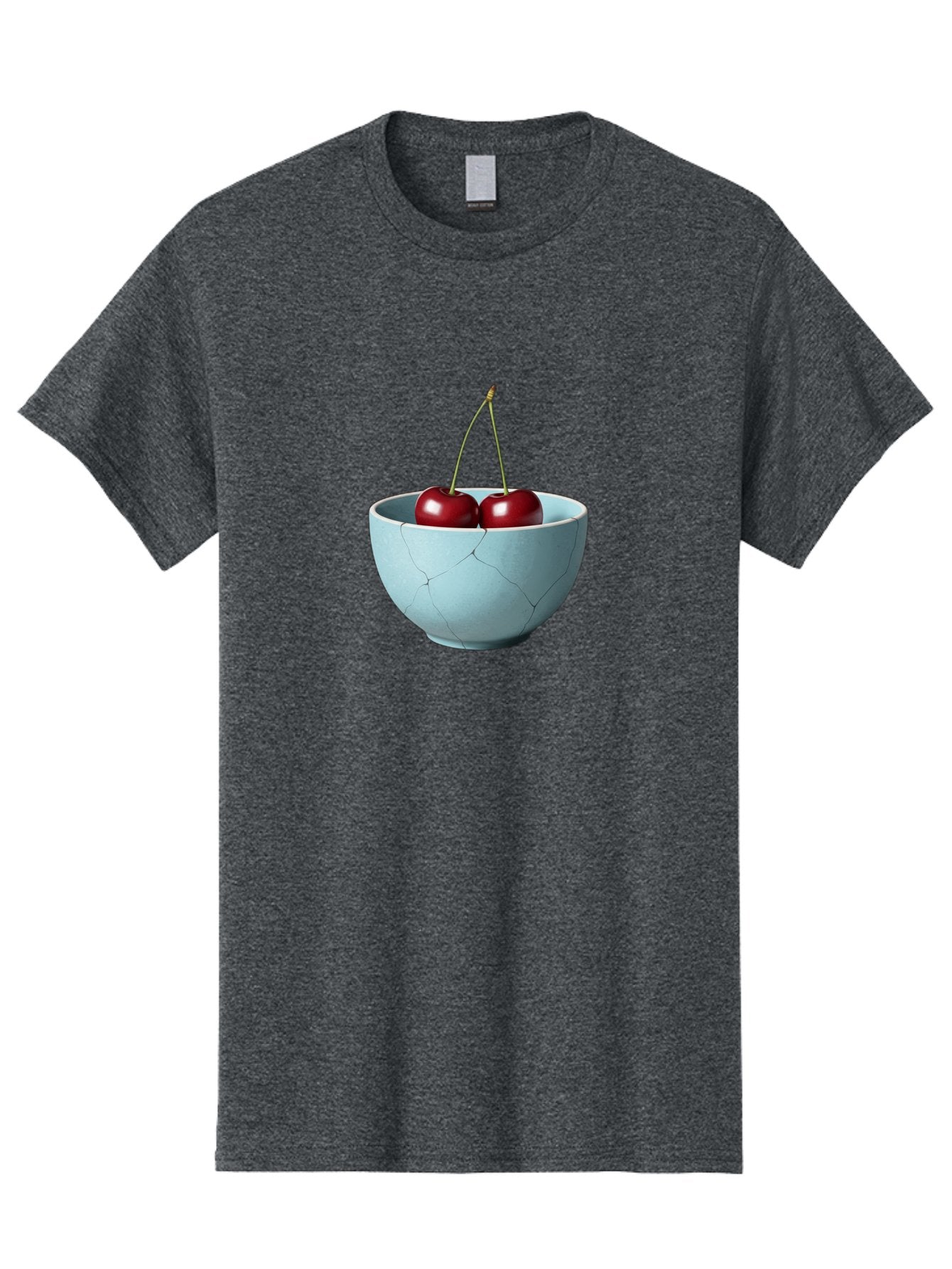 Cracked-White-Bowl-Cherries Men'S Graphic Tee, 100% Cotton, Comfortable Casual Summer Wear, Machine Washable, Vintage Camera, Old Camera, Antique Camera, Black Camera, Classic Photography, Photography Equipment, Nostalgic Device, Film Camera, Bai748