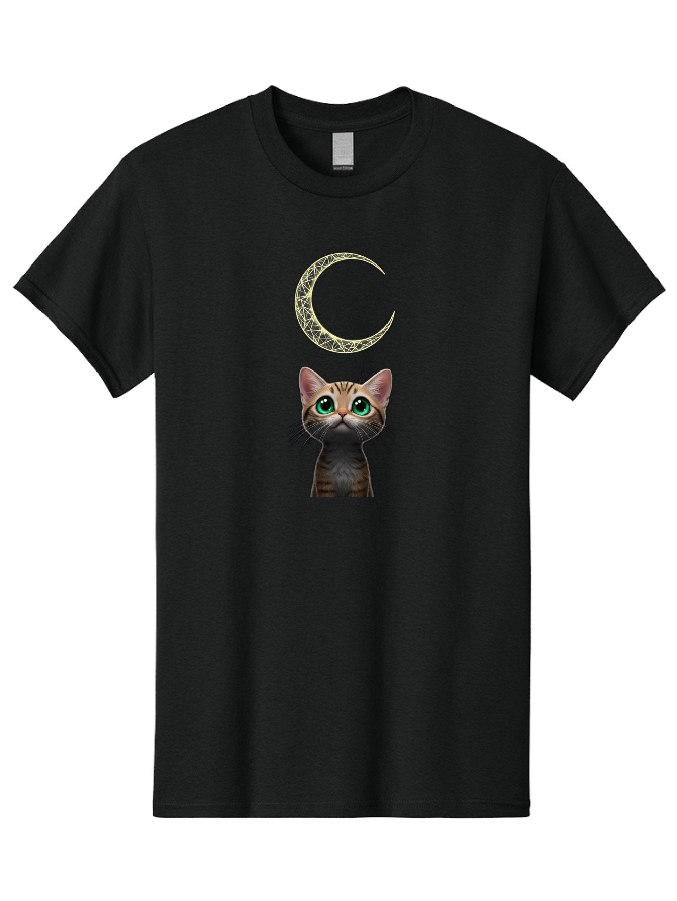 Crescent-Moon-Cat Men'S Graphic Tee, 100% Cotton, Comfortable Casual Summer Wear, Machine Washable, Vintage Camera, Old Camera, Antique Camera, Black Camera, Classic Photography, Photography Equipment, Nostalgic Device, Film Camera, Camera Art Bai749