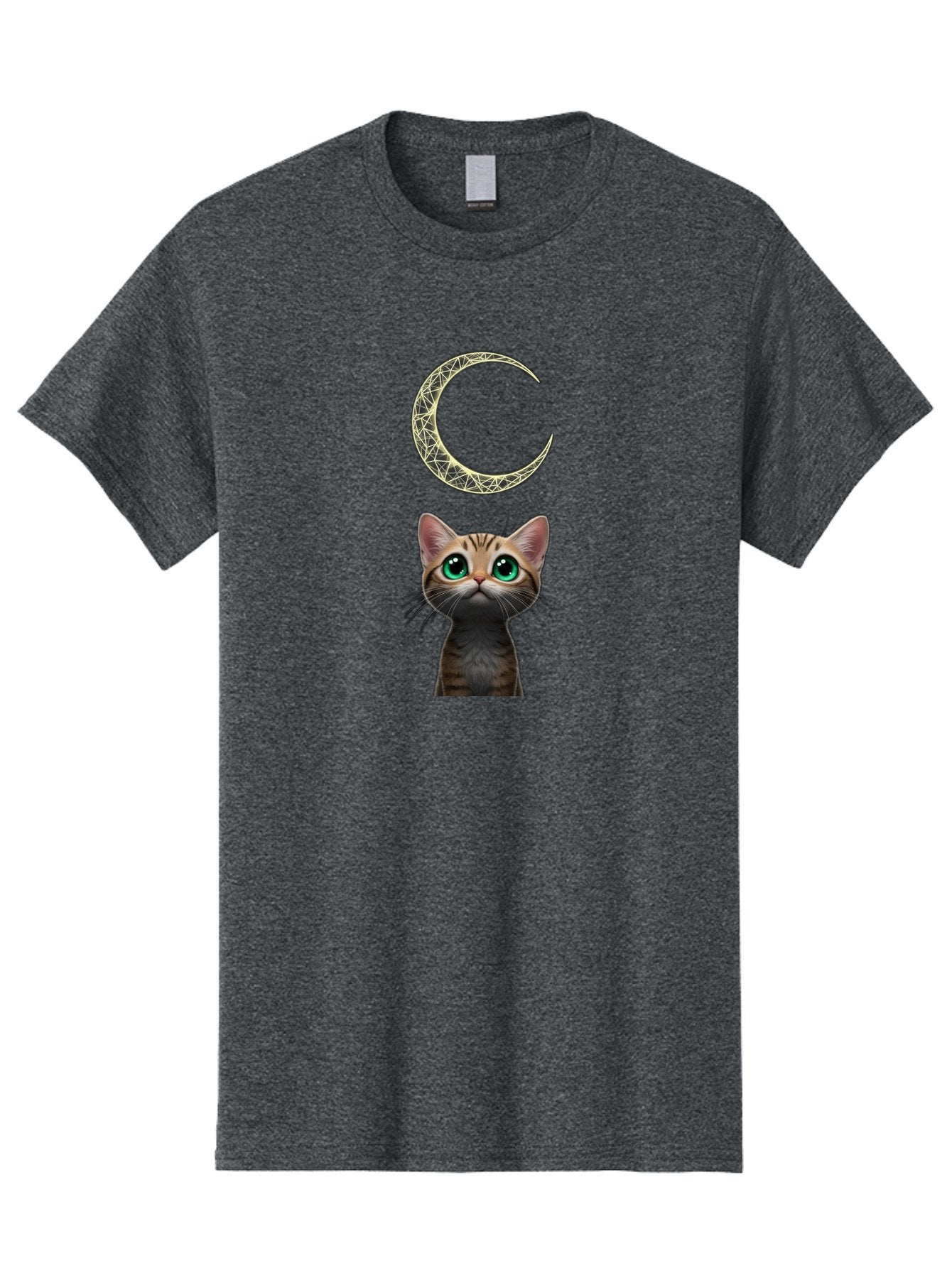 Crescent-Moon-Cat Men'S Graphic Tee, 100% Cotton, Comfortable Casual Summer Wear, Machine Washable, Vintage Camera, Old Camera, Antique Camera, Black Camera, Classic Photography, Photography Equipment, Nostalgic Device, Film Camera, Camera Art Bai749