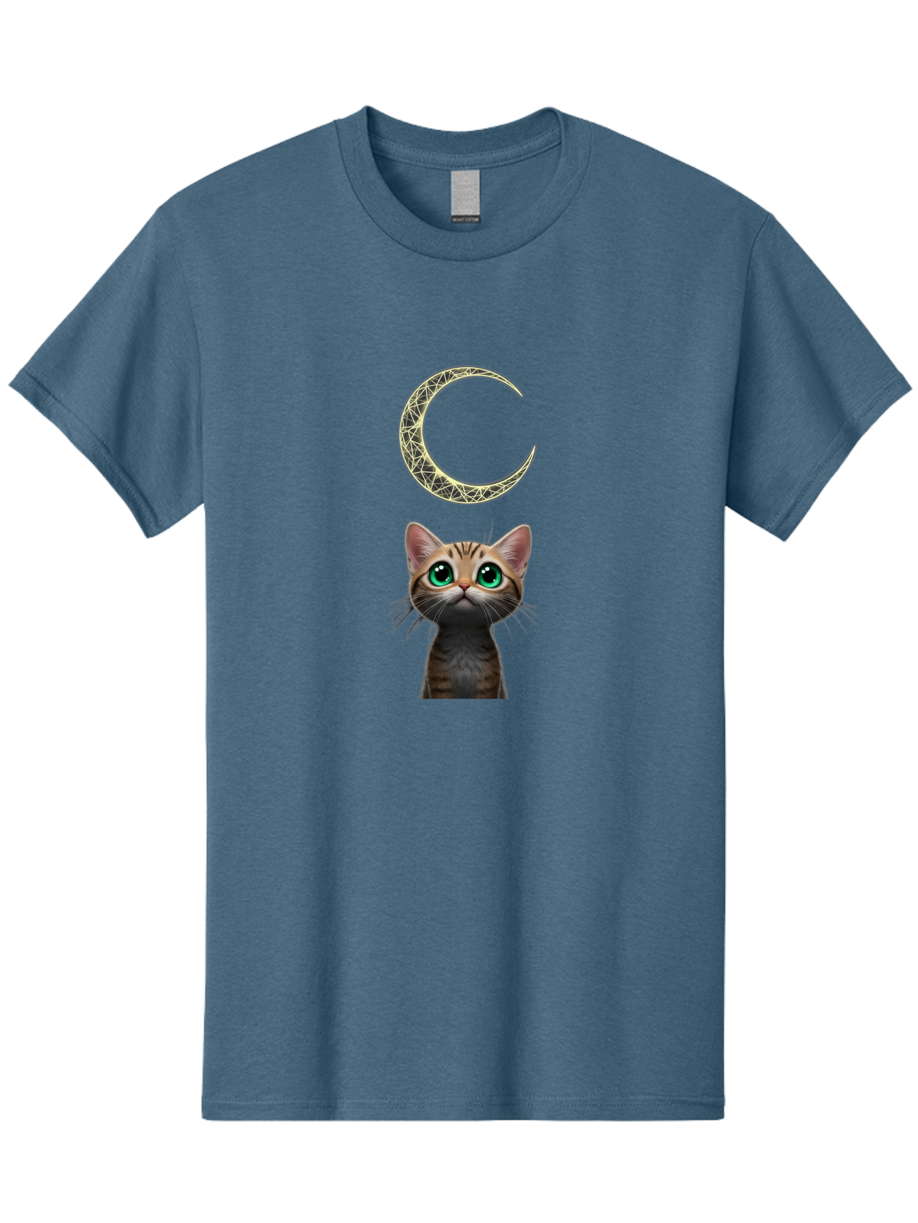 Crescent-Moon-Cat Men'S Graphic Tee, 100% Cotton, Comfortable Casual Summer Wear, Machine Washable, Vintage Camera, Old Camera, Antique Camera, Black Camera, Classic Photography, Photography Equipment, Nostalgic Device, Film Camera, Camera Art Bai749