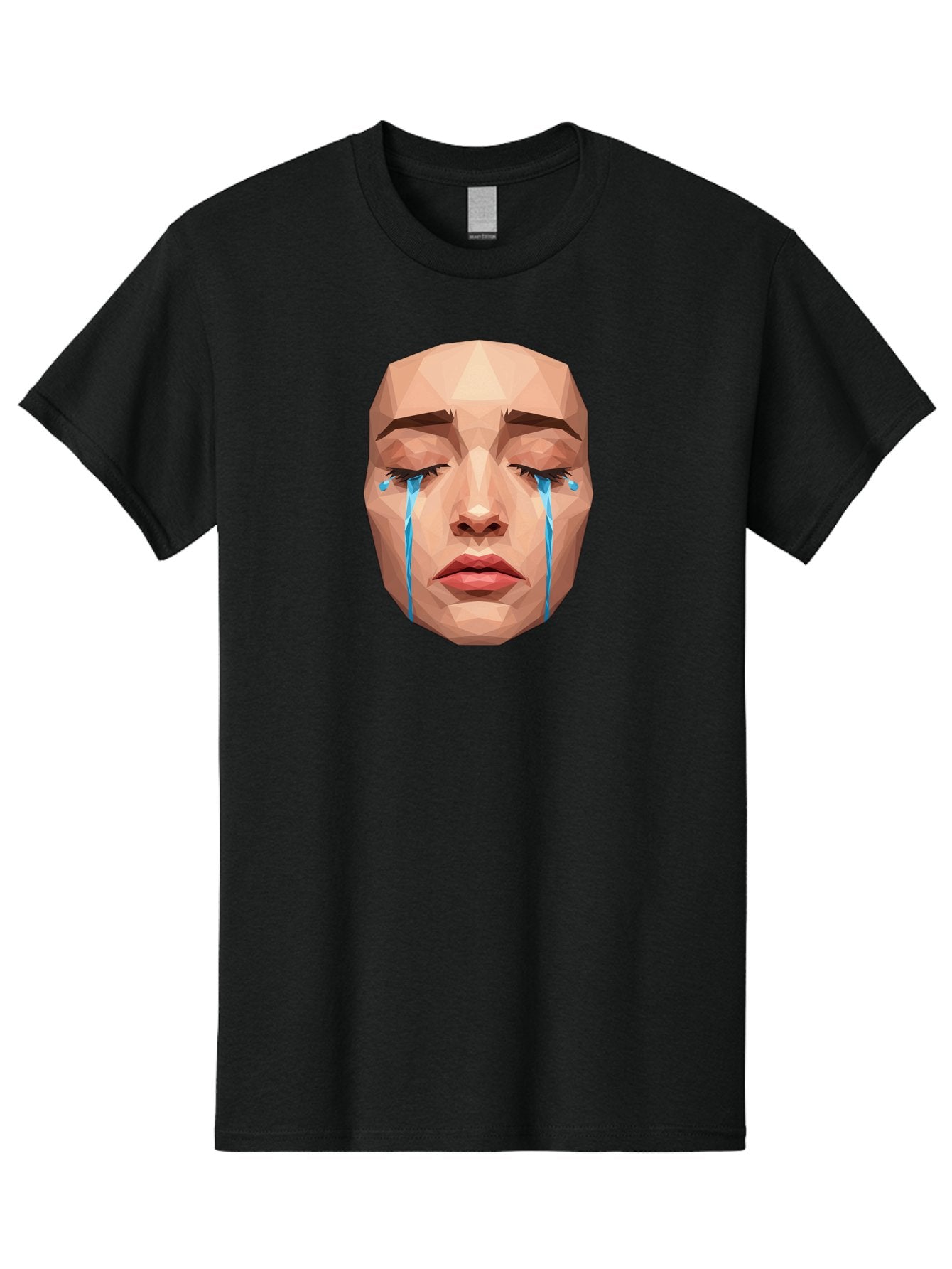 Crying-Face-3 Men'S Graphic Tee, 100% Cotton, Comfortable Casual Summer Wear, Machine Washable, Vintage Camera, Old Camera, Antique Camera, Black Camera, Classic Photography, Photography Equipment, Nostalgic Device, Film Camera, Camera Art Bai753 9