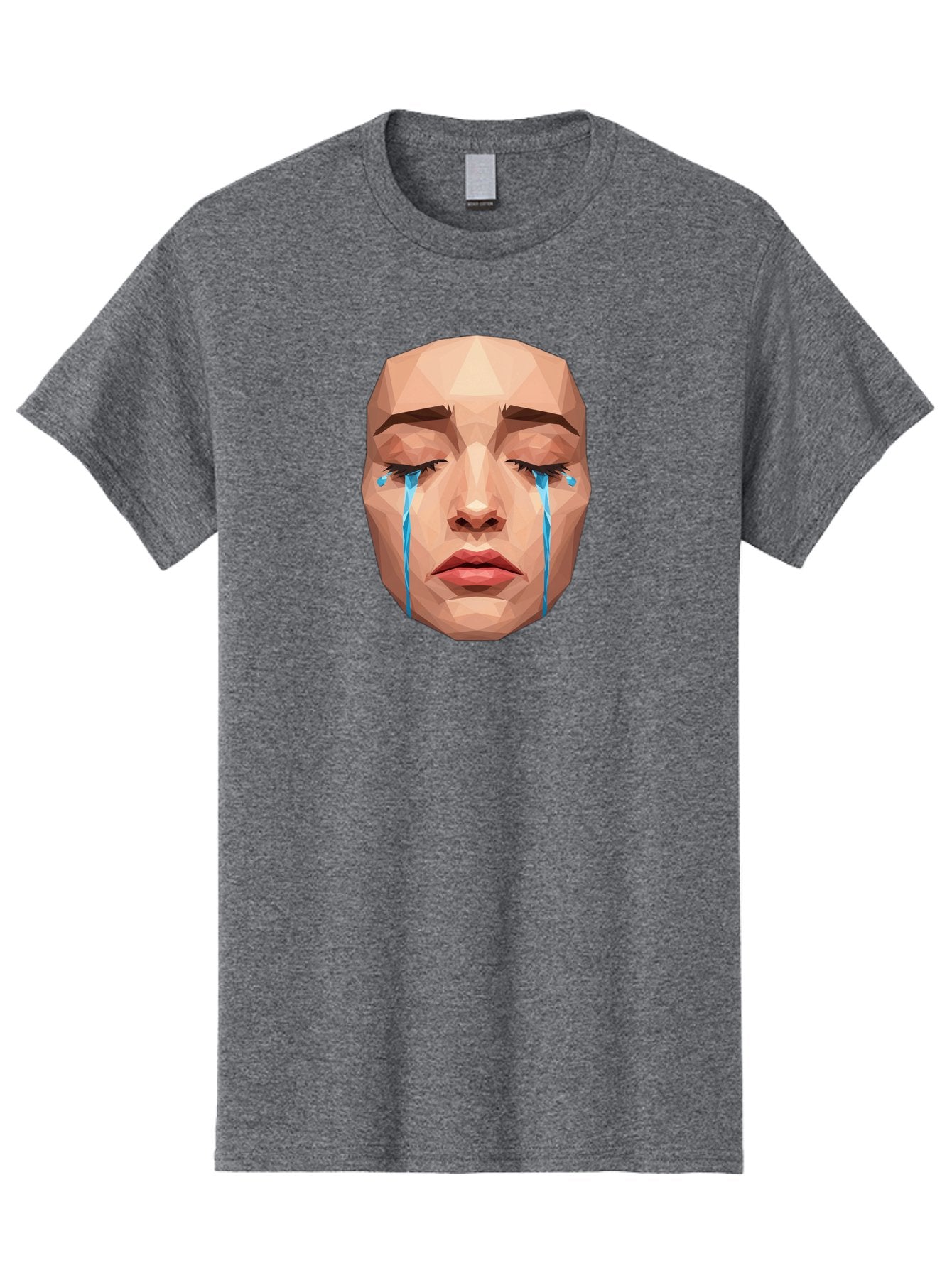 Crying-Face-3 Men'S Graphic Tee, 100% Cotton, Comfortable Casual Summer Wear, Machine Washable, Vintage Camera, Old Camera, Antique Camera, Black Camera, Classic Photography, Photography Equipment, Nostalgic Device, Film Camera, Camera Art Bai753