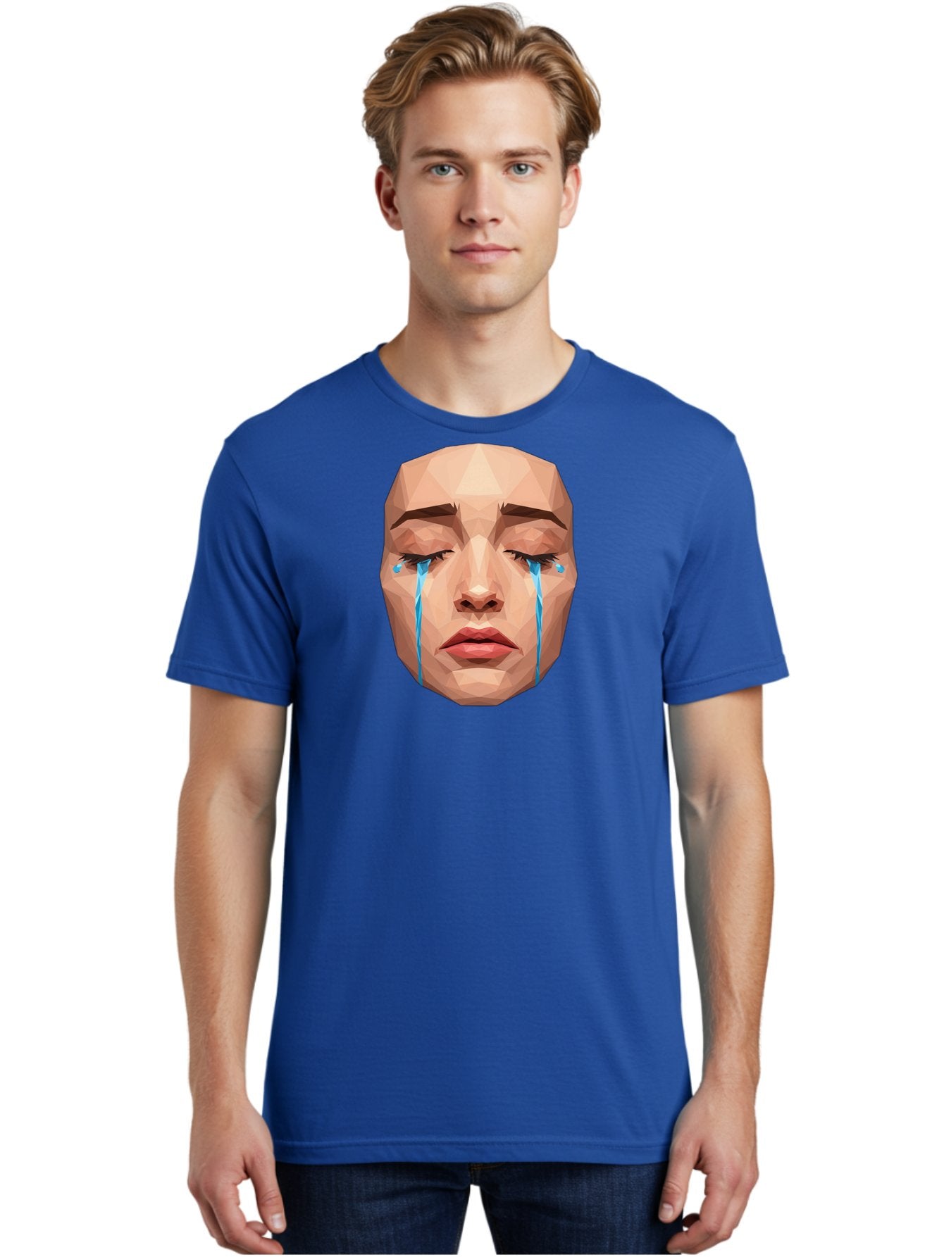 Crying-Face-3 Men'S Graphic Tee, 100% Cotton, Comfortable Casual Summer Wear, Machine Washable, Vintage Camera, Old Camera, Antique Camera, Black Camera, Classic Photography, Photography Equipment, Nostalgic Device, Film Camera, Camera Art Bai753 19