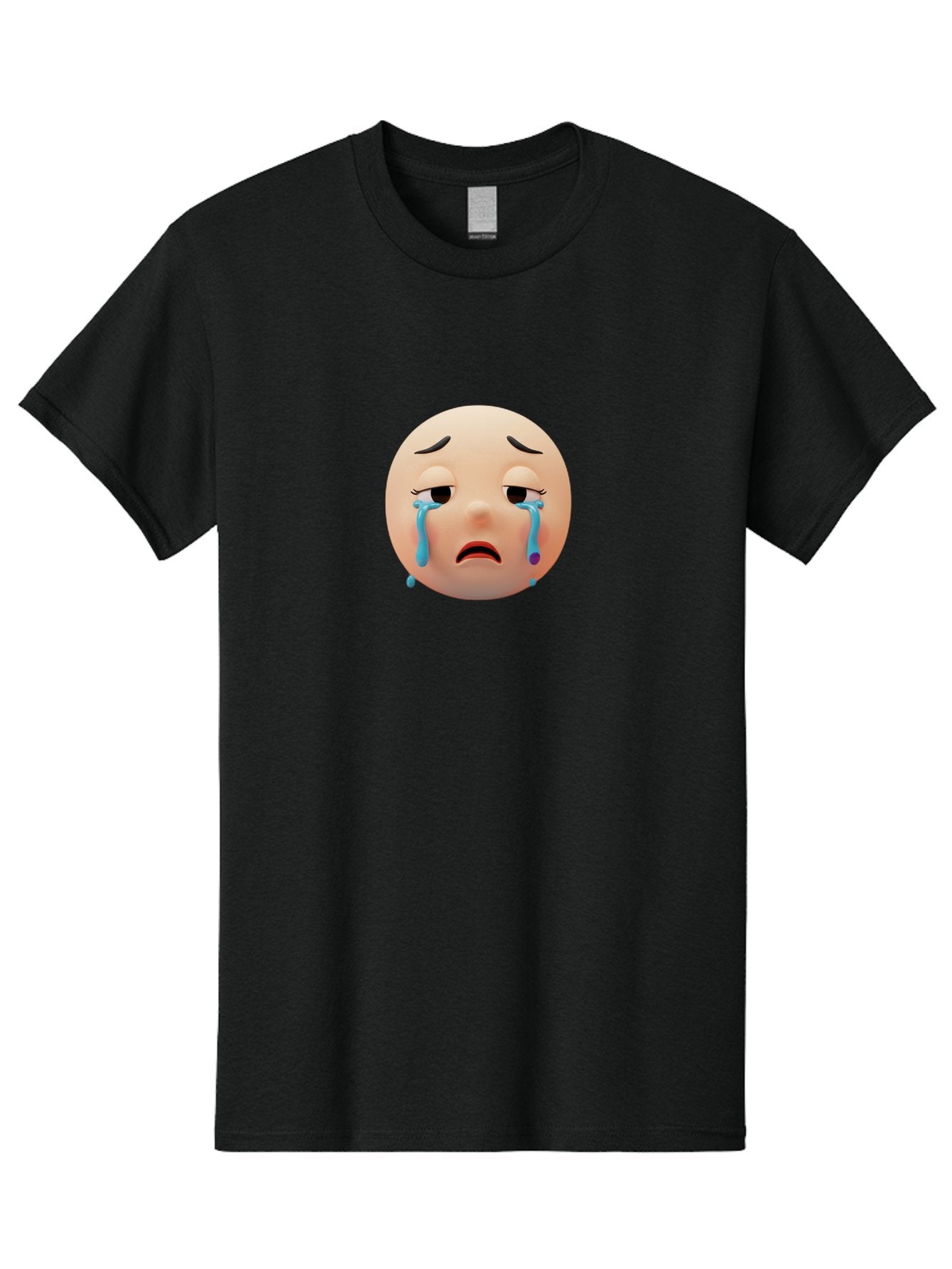Crying-Face-4 Men'S Graphic Tee, 100% Cotton, Comfortable Casual Summer Wear, Machine Washable, Vintage Camera, Old Camera, Antique Camera, Black Camera, Classic Photography, Photography Equipment, Nostalgic Device, Film Camera, Camera Art Bai754 14