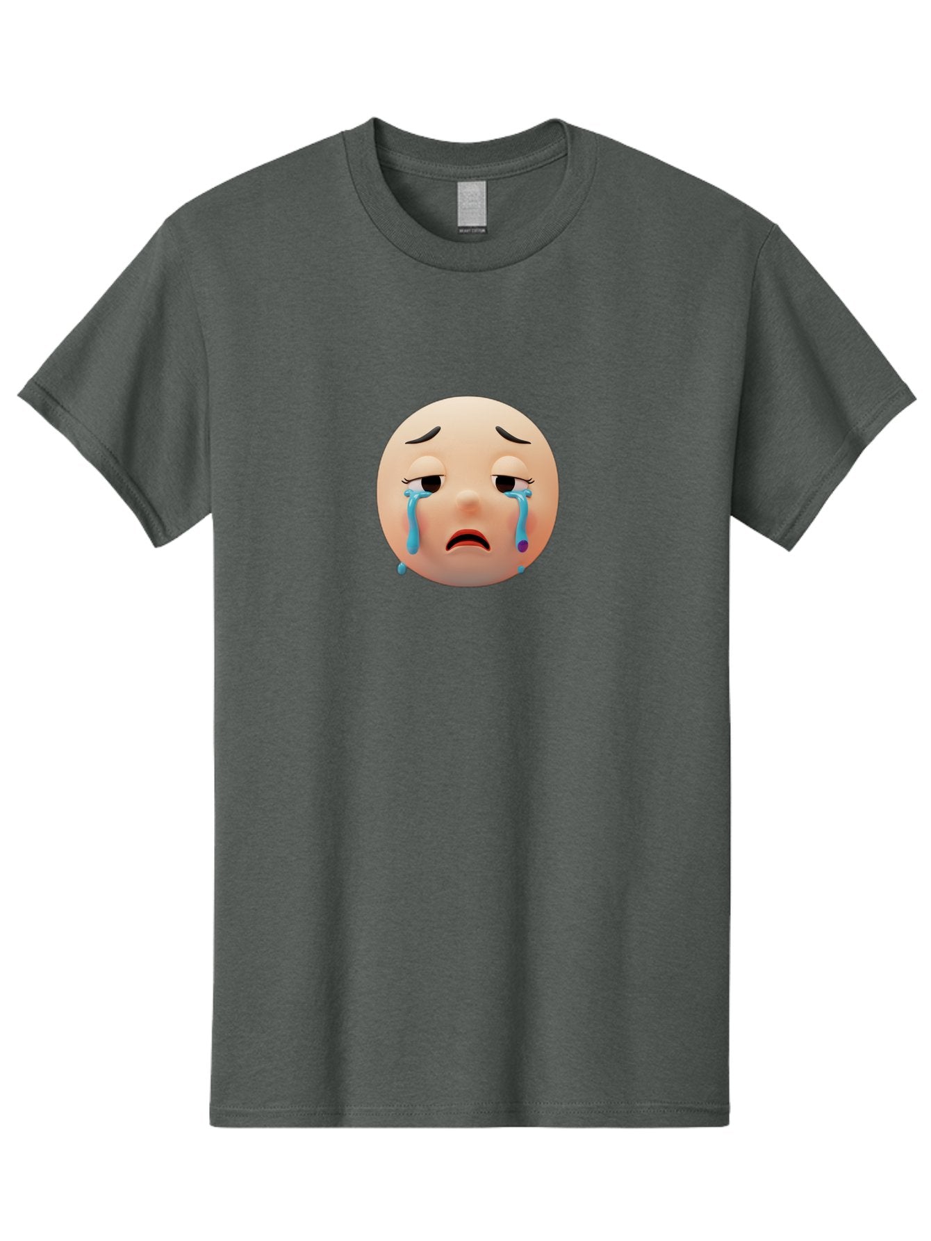 Crying-Face-4 Men'S Graphic Tee, 100% Cotton, Comfortable Casual Summer Wear, Machine Washable, Vintage Camera, Old Camera, Antique Camera, Black Camera, Classic Photography, Photography Equipment, Nostalgic Device, Film Camera, Camera Art Bai754 7