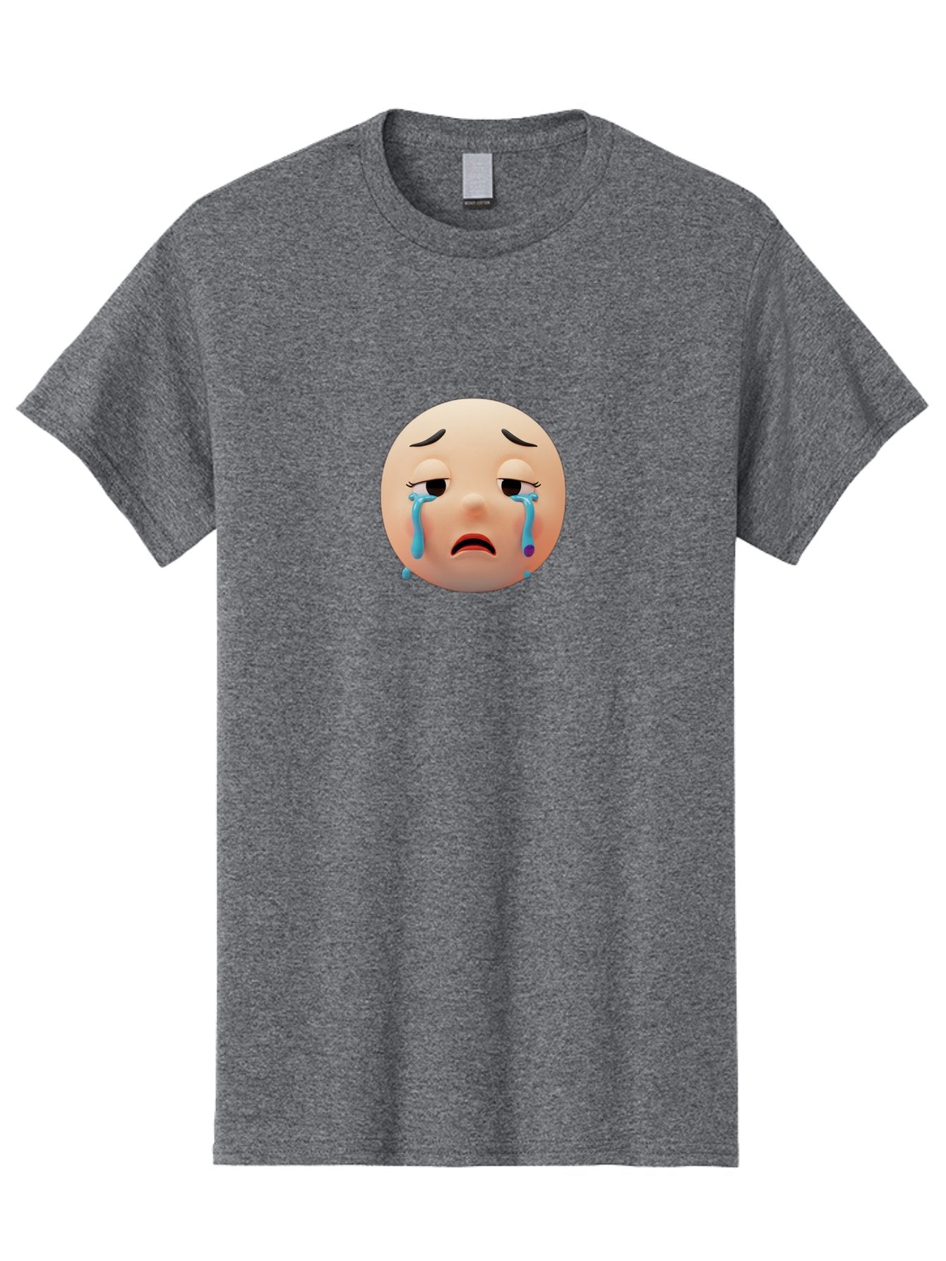 Crying-Face-4 Men'S Graphic Tee, 100% Cotton, Comfortable Casual Summer Wear, Machine Washable, Vintage Camera, Old Camera, Antique Camera, Black Camera, Classic Photography, Photography Equipment, Nostalgic Device, Film Camera, Camera Art Bai754 5