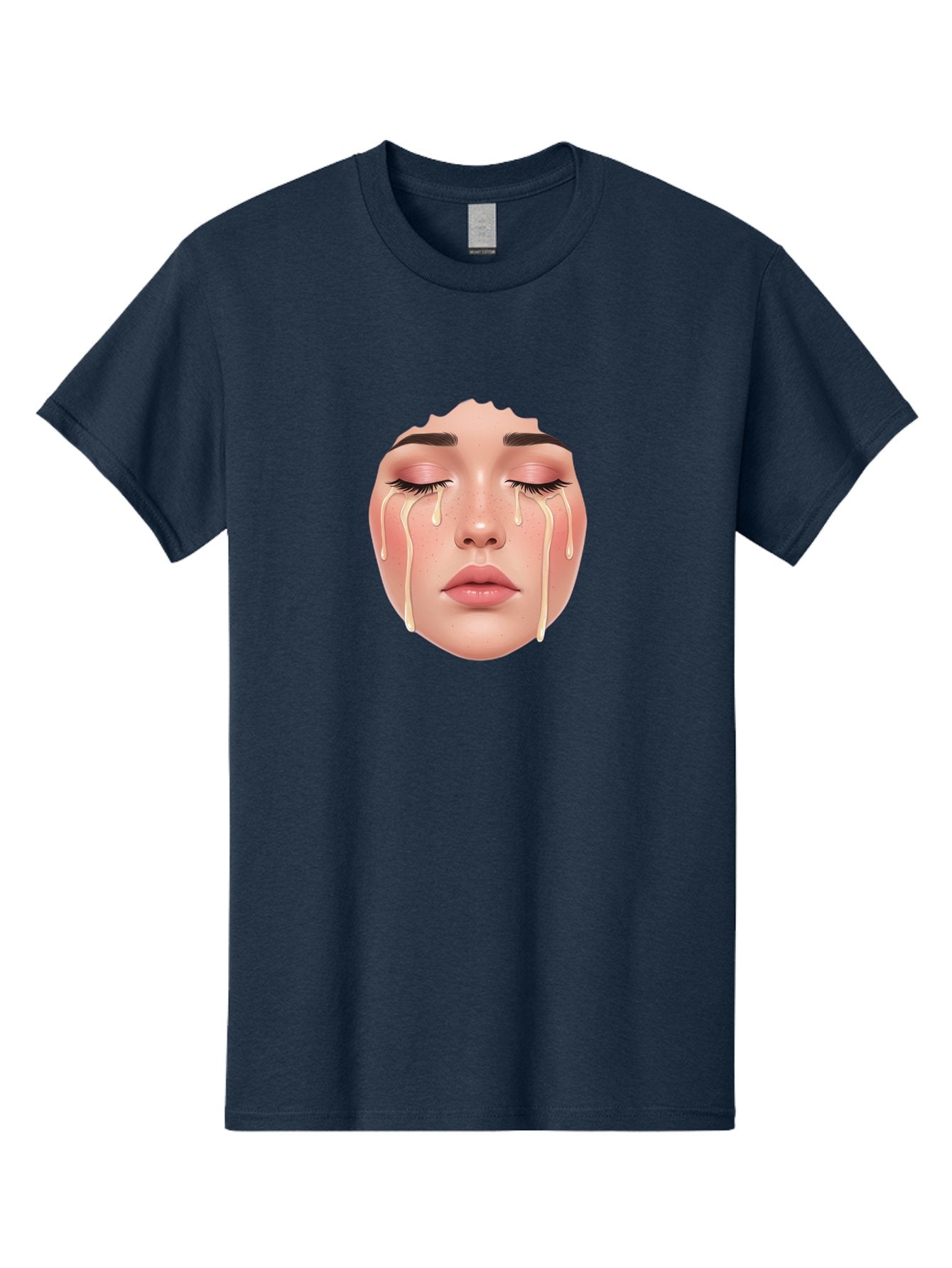 Crying-Face-Mask Men'S Graphic Tee, 100% Cotton, Comfortable Casual Summer Wear, Machine Washable, Vintage Camera, Old Camera, Antique Camera, Black Camera, Classic Photography, Photography Equipment, Nostalgic Device, Film Camera, Camera Art Bai755 15