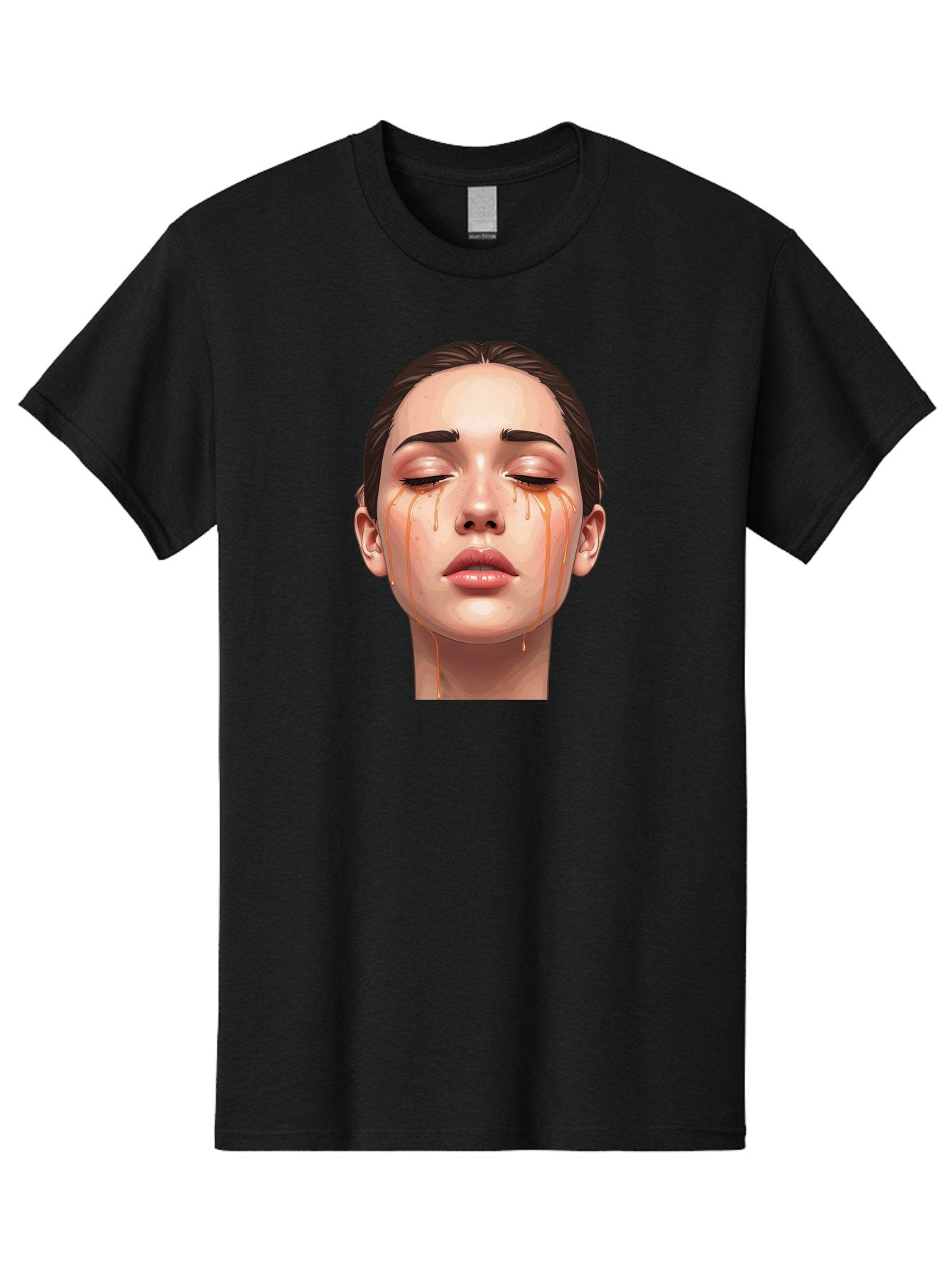 Crying-Woman-1 Men'S Graphic Tee, 100% Cotton, Comfortable Casual Summer Wear, Machine Washable, Vintage Camera, Old Camera, Antique Camera, Black Camera, Classic Photography, Photography Equipment, Nostalgic Device, Film Camera, Camera Art Bai757 9