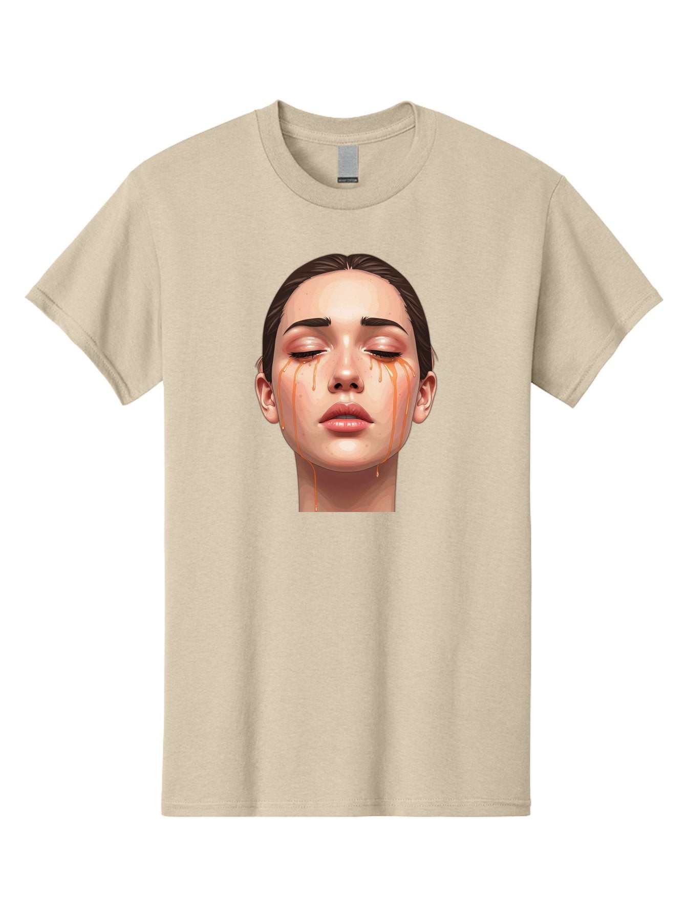 Crying-Woman-1 Men'S Graphic Tee, 100% Cotton, Comfortable Casual Summer Wear, Machine Washable, Vintage Camera, Old Camera, Antique Camera, Black Camera, Classic Photography, Photography Equipment, Nostalgic Device, Film Camera, Camera Art Bai757