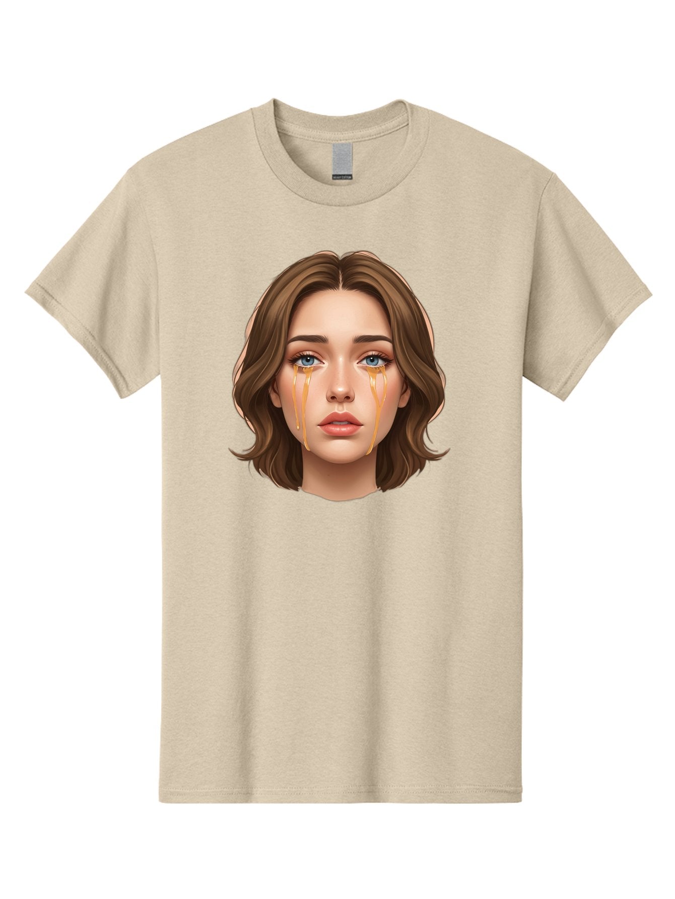 Crying-Woman-2 Men'S Graphic Tee, 100% Cotton, Comfortable Casual Summer Wear, Machine Washable, Vintage Camera, Old Camera, Antique Camera, Black Camera, Classic Photography, Photography Equipment, Nostalgic Device, Film Camera, Camera Art Bai758 6