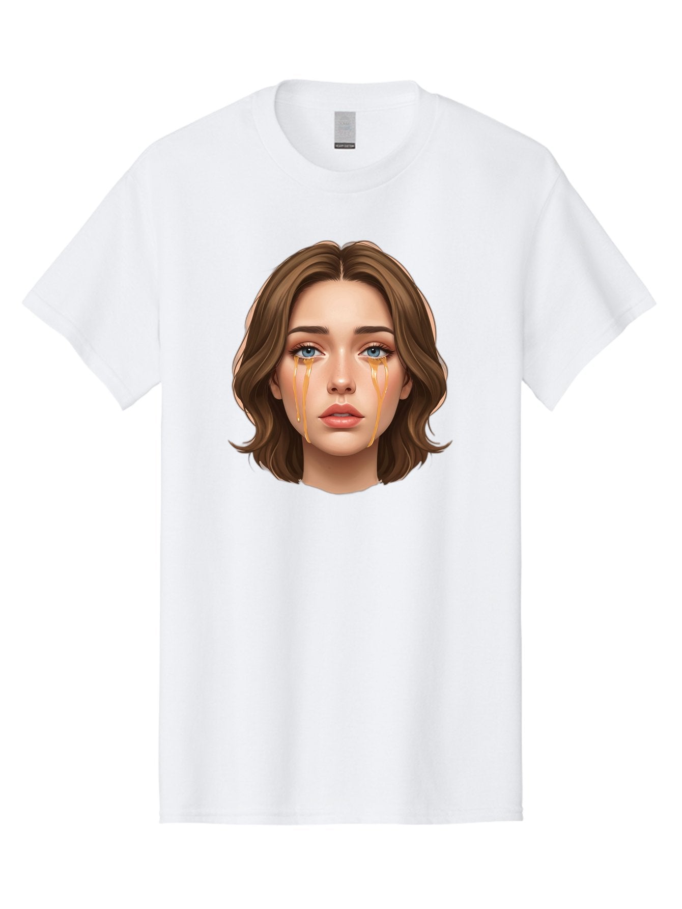 Crying-Woman-2 Men'S Graphic Tee, 100% Cotton, Comfortable Casual Summer Wear, Machine Washable, Vintage Camera, Old Camera, Antique Camera, Black Camera, Classic Photography, Photography Equipment, Nostalgic Device, Film Camera, Camera Art Bai758 8