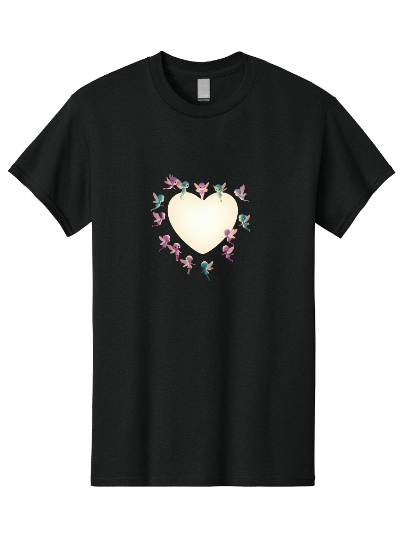 Cupid-Fairies-Heart Men'S Graphic Tee, 100% Cotton, Comfortable Casual Summer Wear, Machine Washable, Vintage Camera, Old Camera, Antique Camera, Black Camera, Classic Photography, Photography Equipment, Nostalgic Device, Film Camera, Bai760 7