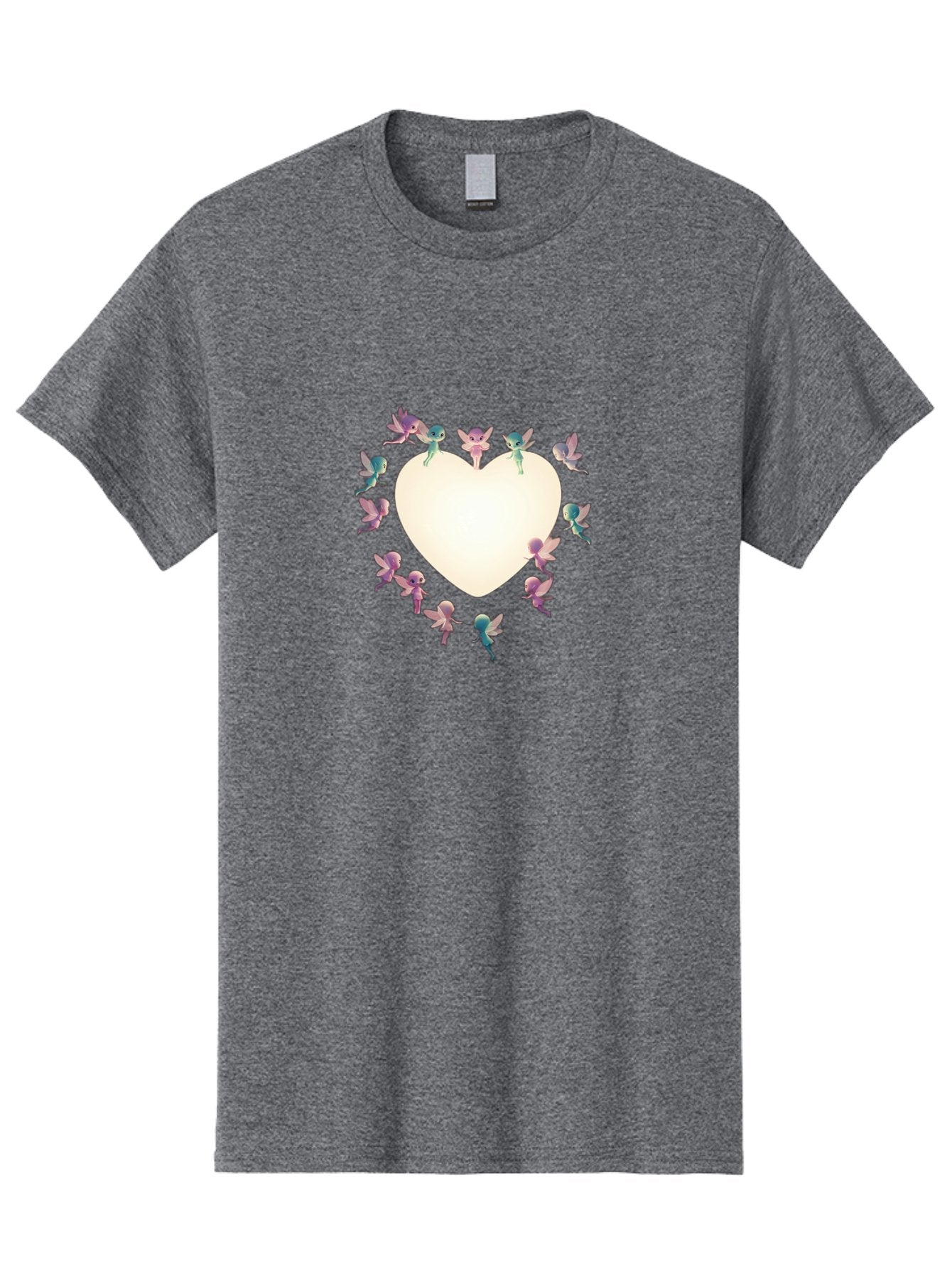 Cupid-Fairies-Heart Men'S Graphic Tee, 100% Cotton, Comfortable Casual Summer Wear, Machine Washable, Vintage Camera, Old Camera, Antique Camera, Black Camera, Classic Photography, Photography Equipment, Nostalgic Device, Film Camera, Bai760