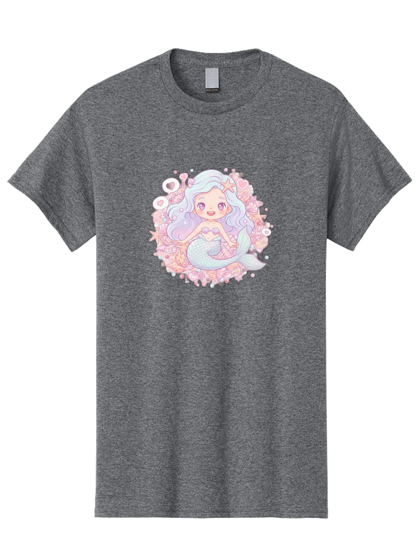 Cute-Mermaid-Girl-1 Men'S Graphic Tee, 100% Cotton, Comfortable Casual Summer Wear, Machine Washable, Vintage Camera, Old Camera, Antique Camera, Black Camera, Classic Photography, Photography Equipment, Nostalgic Device, Film Camera, Bai764 4