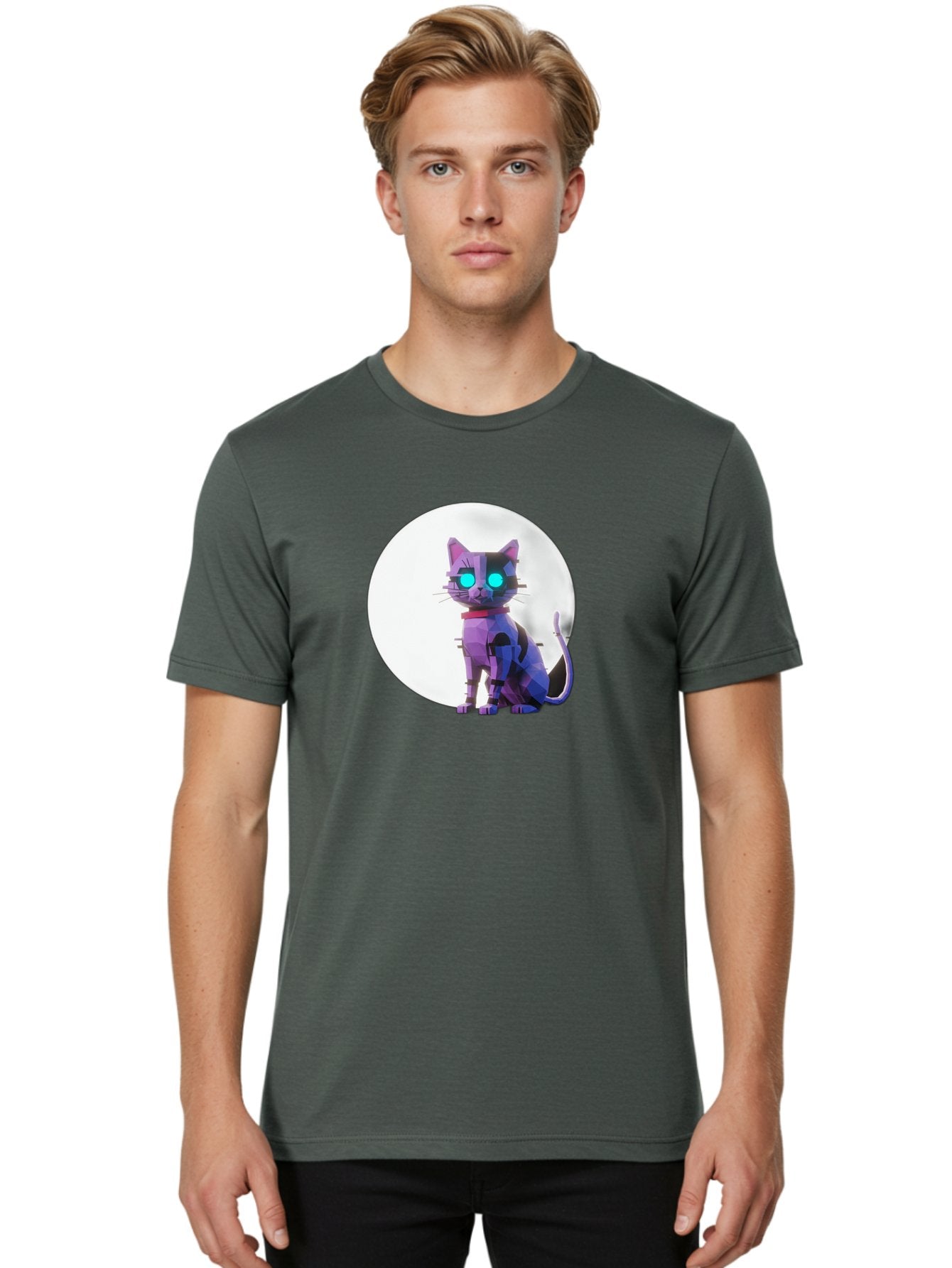 Cybernetic-Cat Men'S Graphic Tee, 100% Cotton, Comfortable Casual Summer Wear, Machine Washable, Vintage Camera, Old Camera, Antique Camera, Black Camera, Classic Photography, Photography Equipment, Nostalgic Device, Film Camera, Camera Art Bai767 16