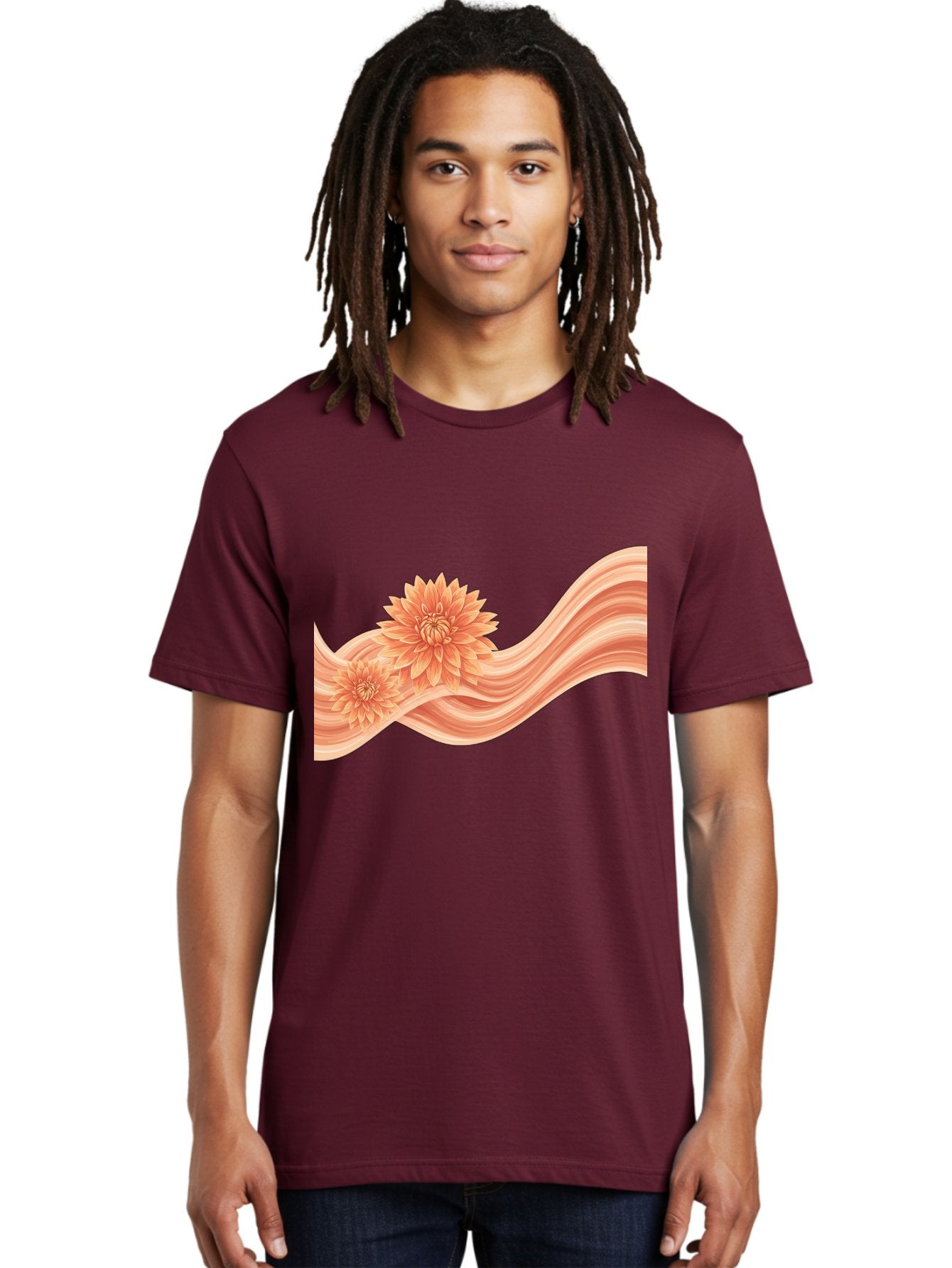 Dahlias-On-Ribbon Men'S Graphic Tee, 100% Cotton, Comfortable Casual Summer Wear, Machine Washable, Vintage Camera, Old Camera, Antique Camera, Black Camera, Classic Photography, Photography Equipment, Nostalgic Device, Film Camera, Camera Art Bai768 19