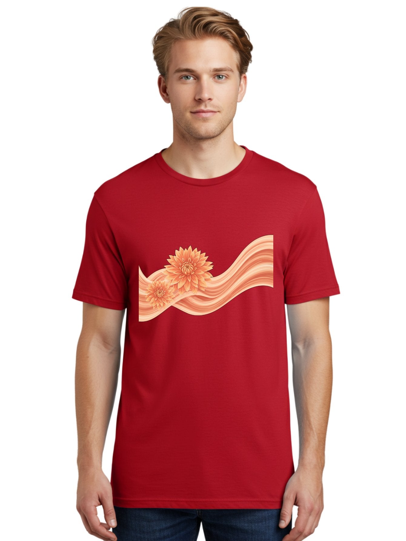 Dahlias-On-Ribbon Men'S Graphic Tee, 100% Cotton, Comfortable Casual Summer Wear, Machine Washable, Vintage Camera, Old Camera, Antique Camera, Black Camera, Classic Photography, Photography Equipment, Nostalgic Device, Film Camera, Camera Art Bai768 23