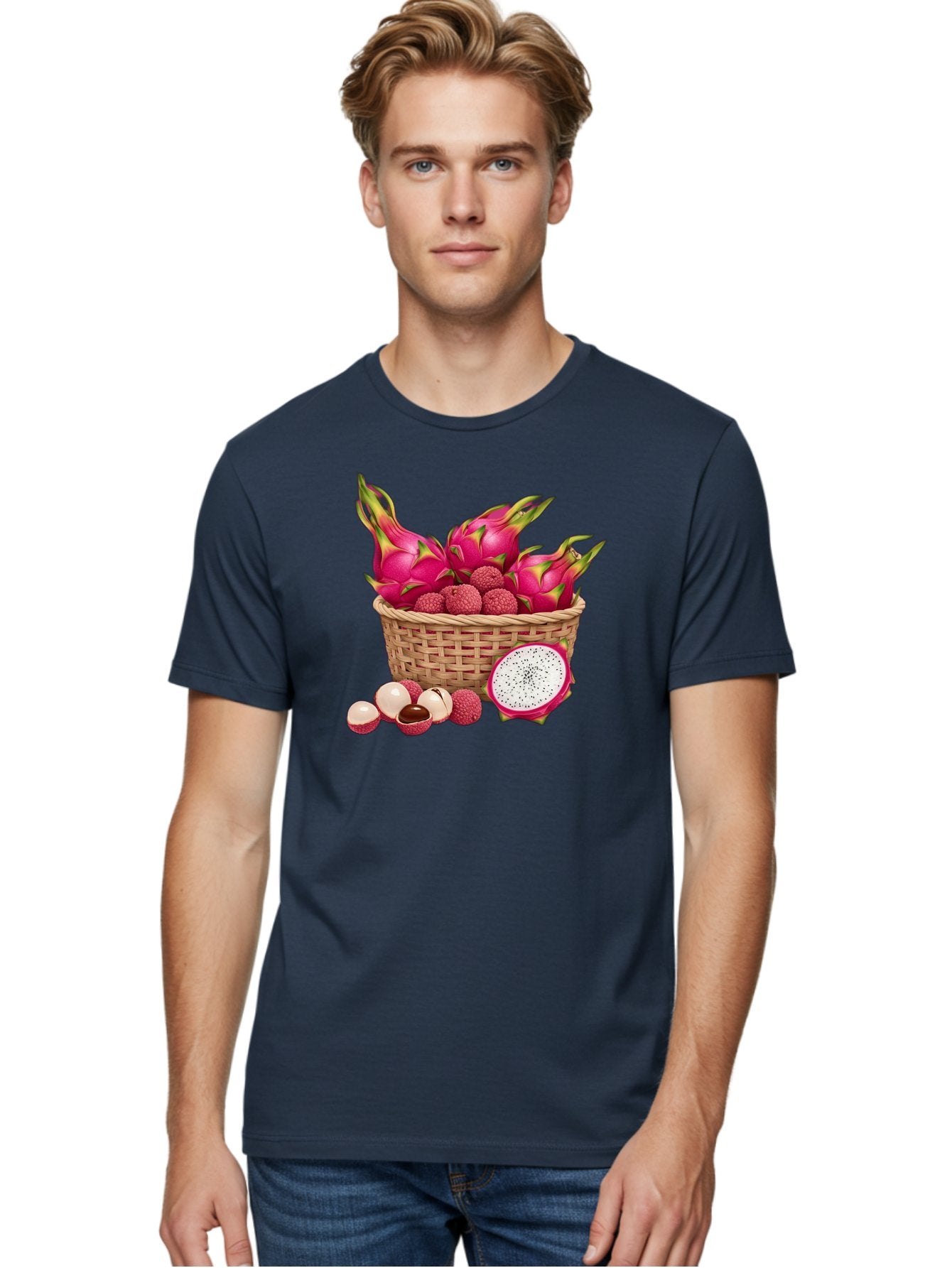 Dragon-Fruit-And-Lychee Men'S Graphic Tee, 100% Cotton, Comfortable Casual Summer Wear, Machine Washable, Vintage Camera, Old Camera, Antique Camera, Black Camera, Classic Photography, Photography Equipment, Nostalgic Device, Film Camera, Bai770 28