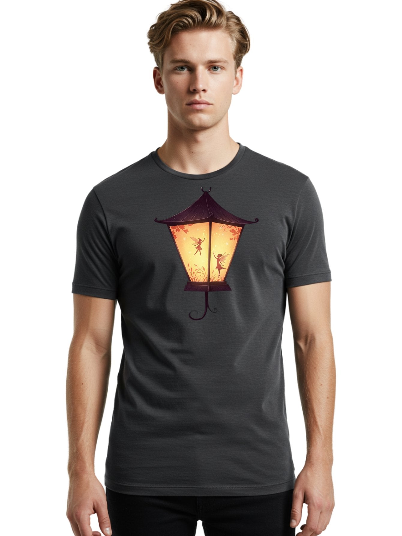 Fairy-Lantern-3 Men'S Graphic Tee, 100% Cotton, Comfortable Casual Summer Wear, Machine Washable, Vintage Camera, Old Camera, Antique Camera, Black Camera, Classic Photography, Photography Equipment, Nostalgic Device, Film Camera, Camera Art Bai793 30