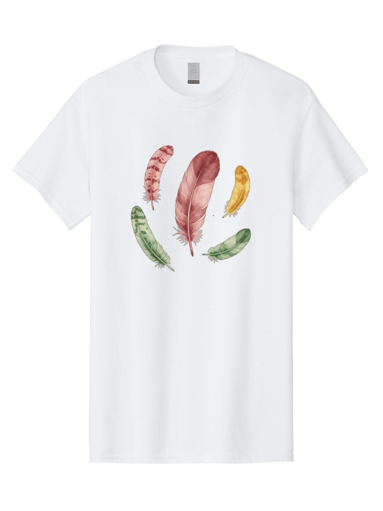 Feathers-12 Men'S Graphic Tee, 100% Cotton, Comfortable Casual Summer Wear, Machine Washable, Vintage Camera, Old Camera, Antique Camera, Black Camera, Classic Photography, Photography Equipment, Nostalgic Device, Film Camera, Camera Art Bai815 11