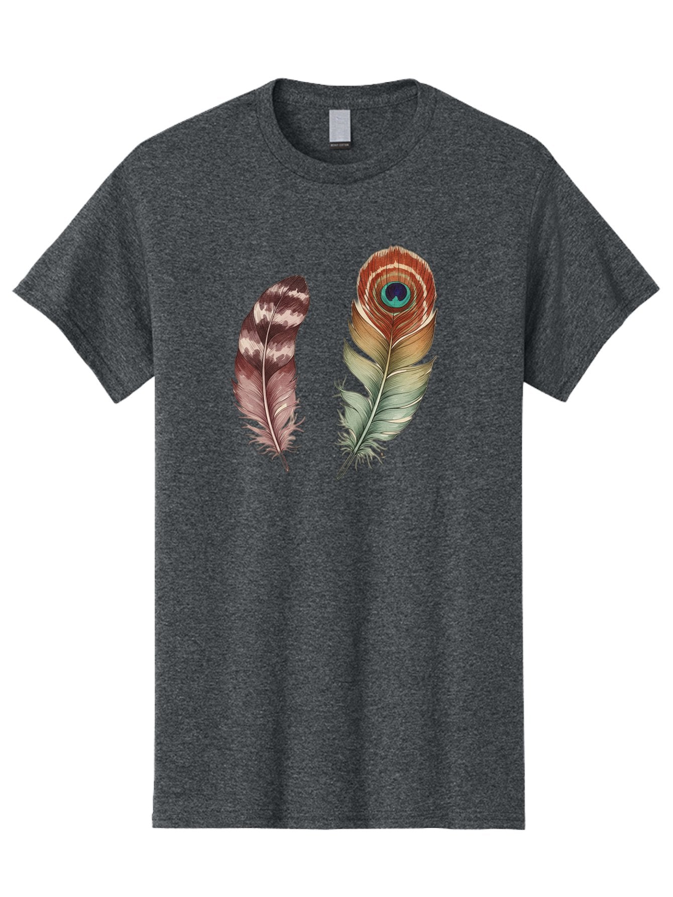 Feathers-13 Men'S Graphic Tee, 100% Cotton, Comfortable Casual Summer Wear, Machine Washable, Vintage Camera, Old Camera, Antique Camera, Black Camera, Classic Photography, Photography Equipment, Nostalgic Device, Film Camera, Camera Art Bai816 12