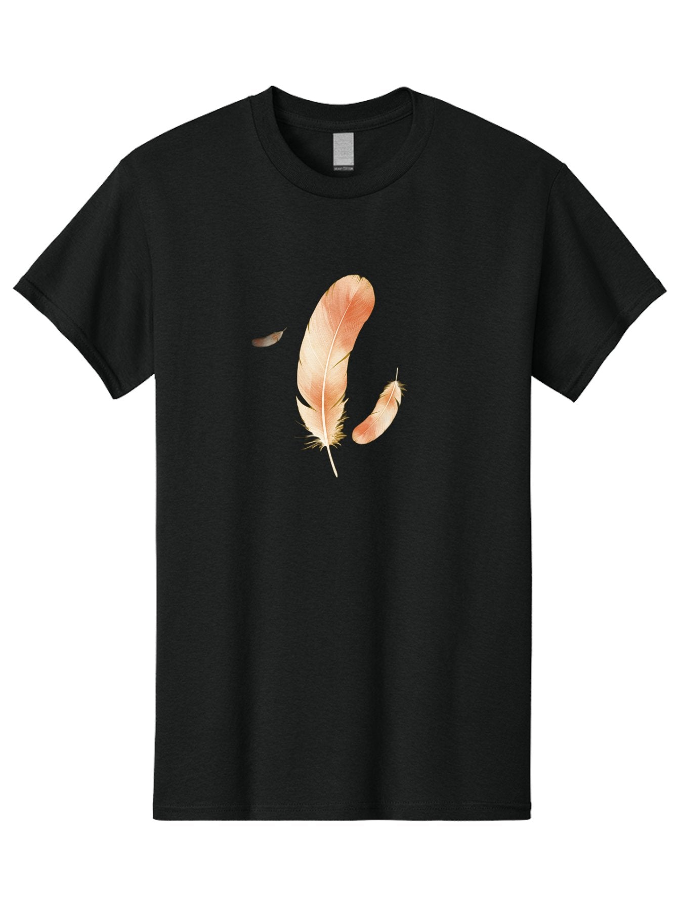 Feathers-4 Men'S Graphic Tee, 100% Cotton, Comfortable Casual Summer Wear, Machine Washable, Vintage Camera, Old Camera, Antique Camera, Black Camera, Classic Photography, Photography Equipment, Nostalgic Device, Film Camera, Camera Art Bai822 4