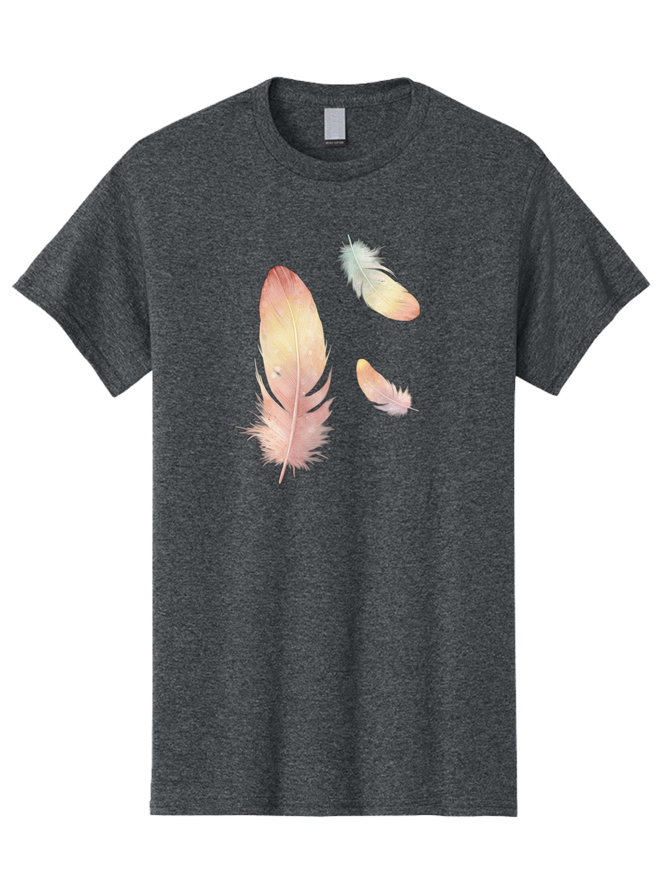 Feathers-5 Men'S Graphic Tee, 100% Cotton, Comfortable Casual Summer Wear, Machine Washable, Vintage Camera, Old Camera, Antique Camera, Black Camera, Classic Photography, Photography Equipment, Nostalgic Device, Film Camera, Camera Art Bai823 8