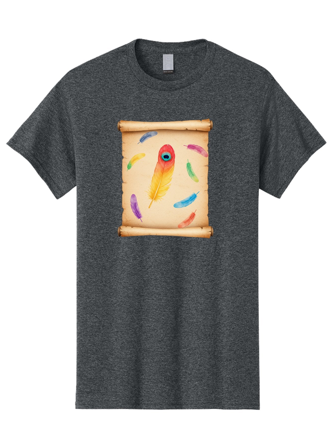 Feathers-On-Parchment Men'S Graphic Tee, 100% Cotton, Comfortable Casual Summer Wear, Machine Washable, Vintage Camera, Old Camera, Antique Camera, Black Camera, Classic Photography, Photography Equipment, Nostalgic Device, Film Camera, Bai830 13