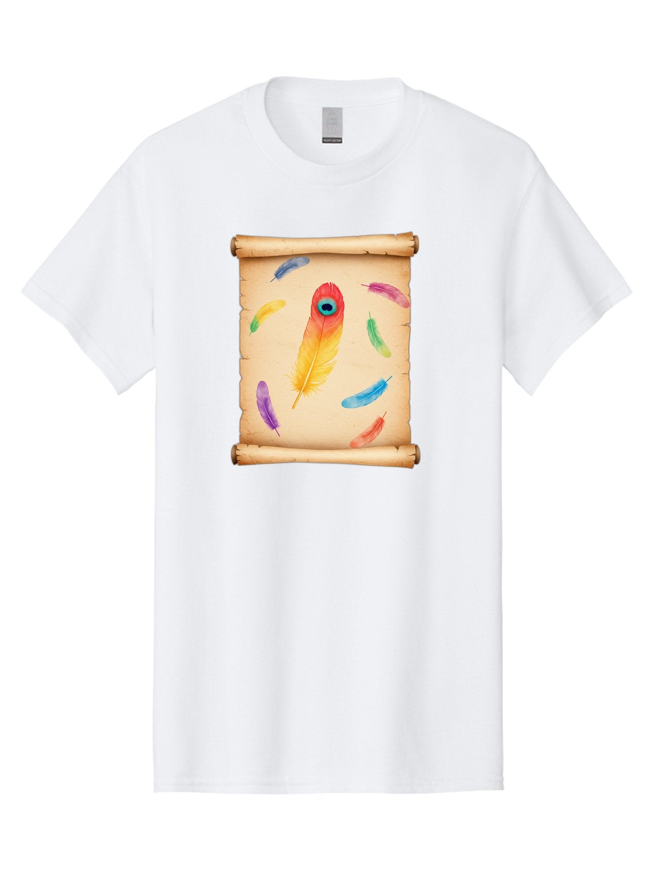 Feathers-On-Parchment Men'S Graphic Tee, 100% Cotton, Comfortable Casual Summer Wear, Machine Washable, Vintage Camera, Old Camera, Antique Camera, Black Camera, Classic Photography, Photography Equipment, Nostalgic Device, Film Camera, Bai830