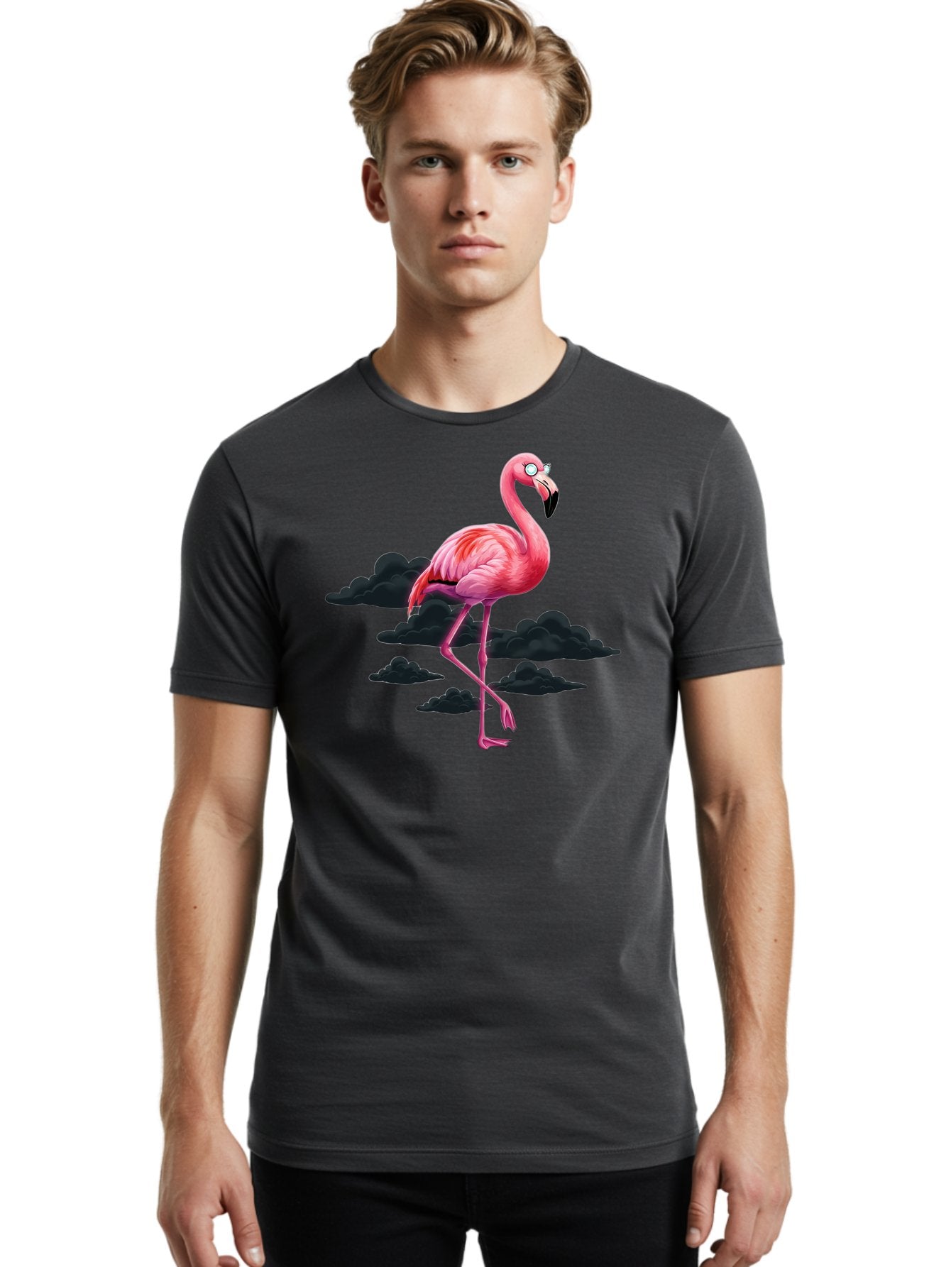 Flamingo-4 Men'S Graphic Tee, 100% Cotton, Comfortable Casual Summer Wear, Machine Washable, Vintage Camera, Old Camera, Antique Camera, Black Camera, Classic Photography, Photography Equipment, Nostalgic Device, Film Camera, Camera Art Bai835 26