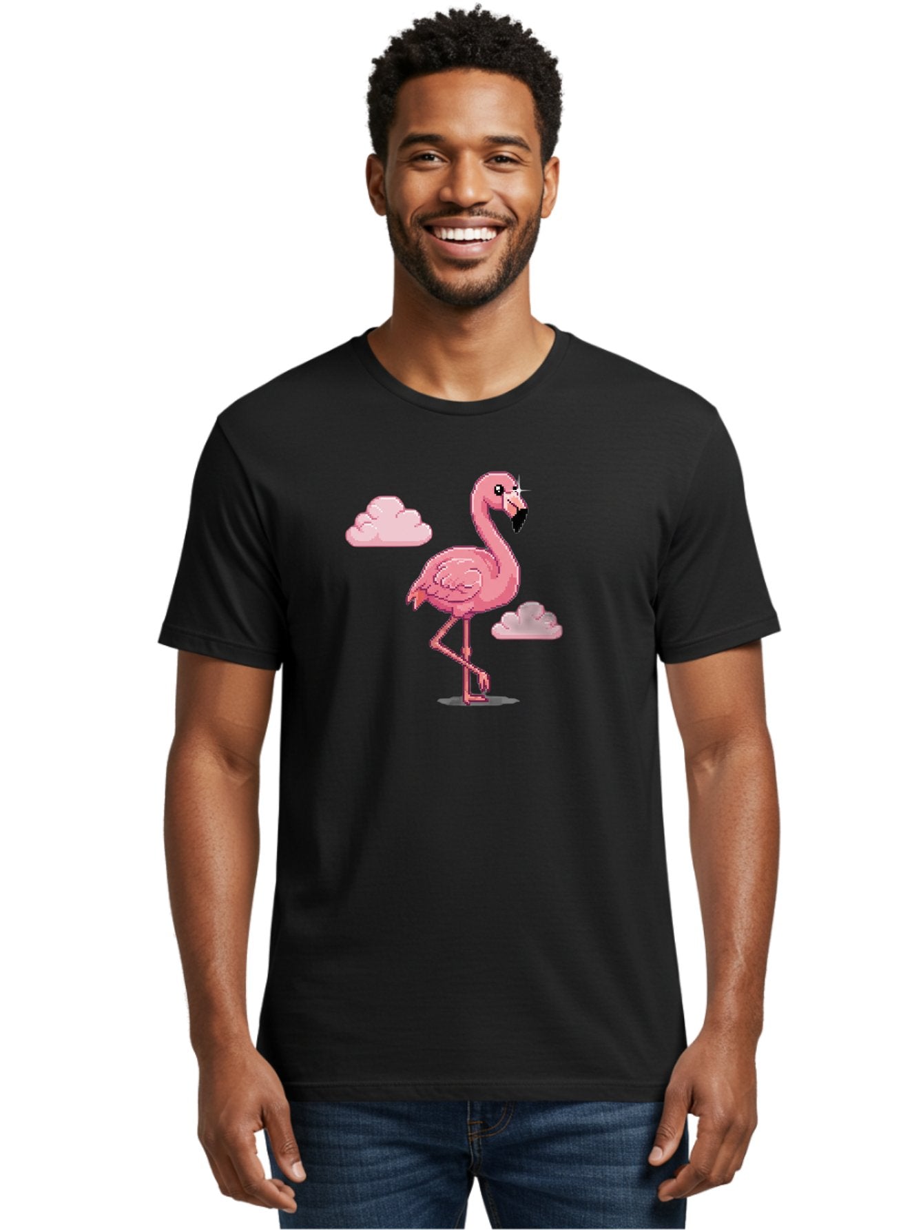 Flamingo-5 Men'S Graphic Tee, 100% Cotton, Comfortable Casual Summer Wear, Machine Washable, Vintage Camera, Old Camera, Antique Camera, Black Camera, Classic Photography, Photography Equipment, Nostalgic Device, Film Camera, Camera Art Bai836 27