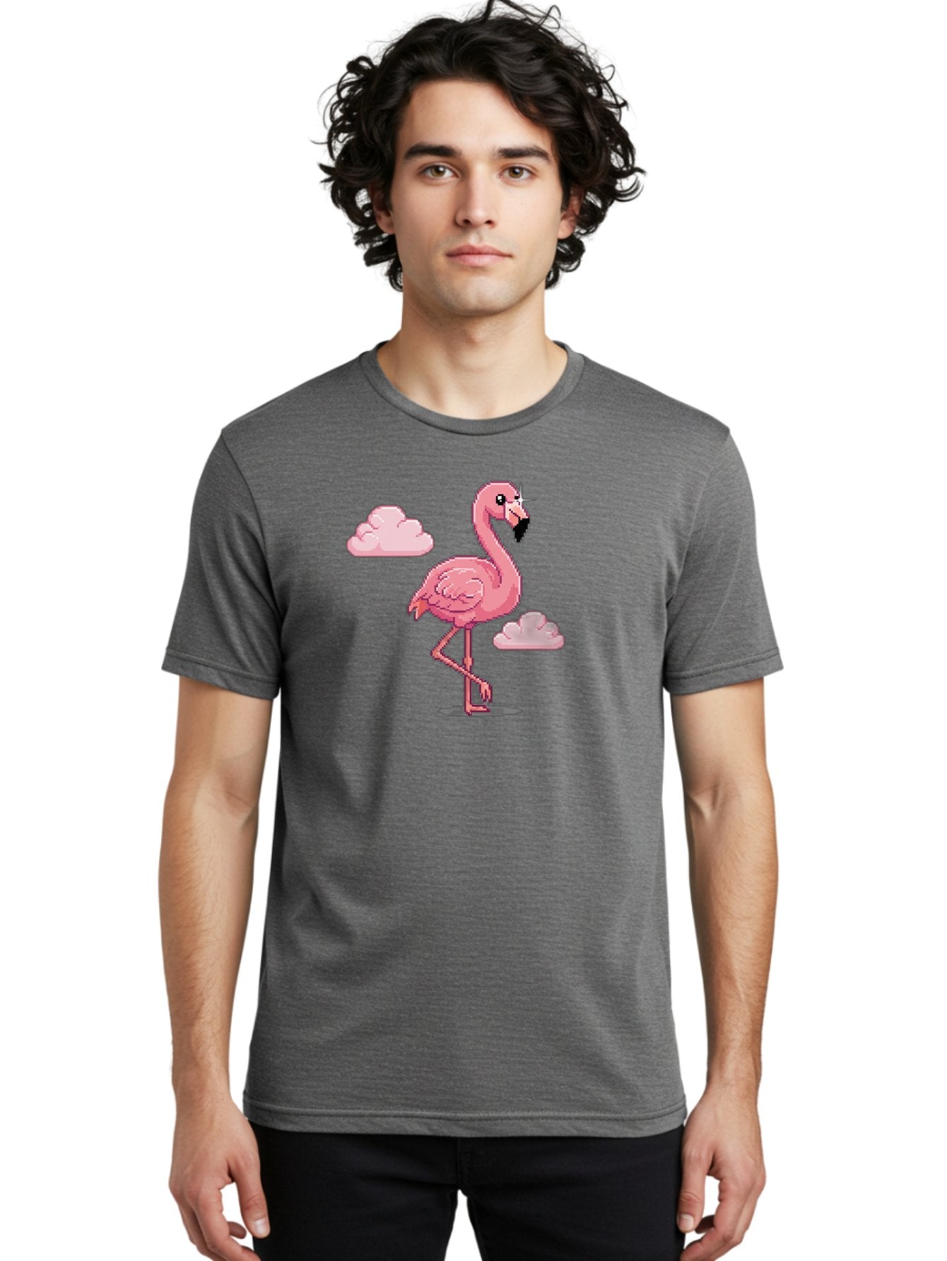 Flamingo-5 Men'S Graphic Tee, 100% Cotton, Comfortable Casual Summer Wear, Machine Washable, Vintage Camera, Old Camera, Antique Camera, Black Camera, Classic Photography, Photography Equipment, Nostalgic Device, Film Camera, Camera Art Bai836 22