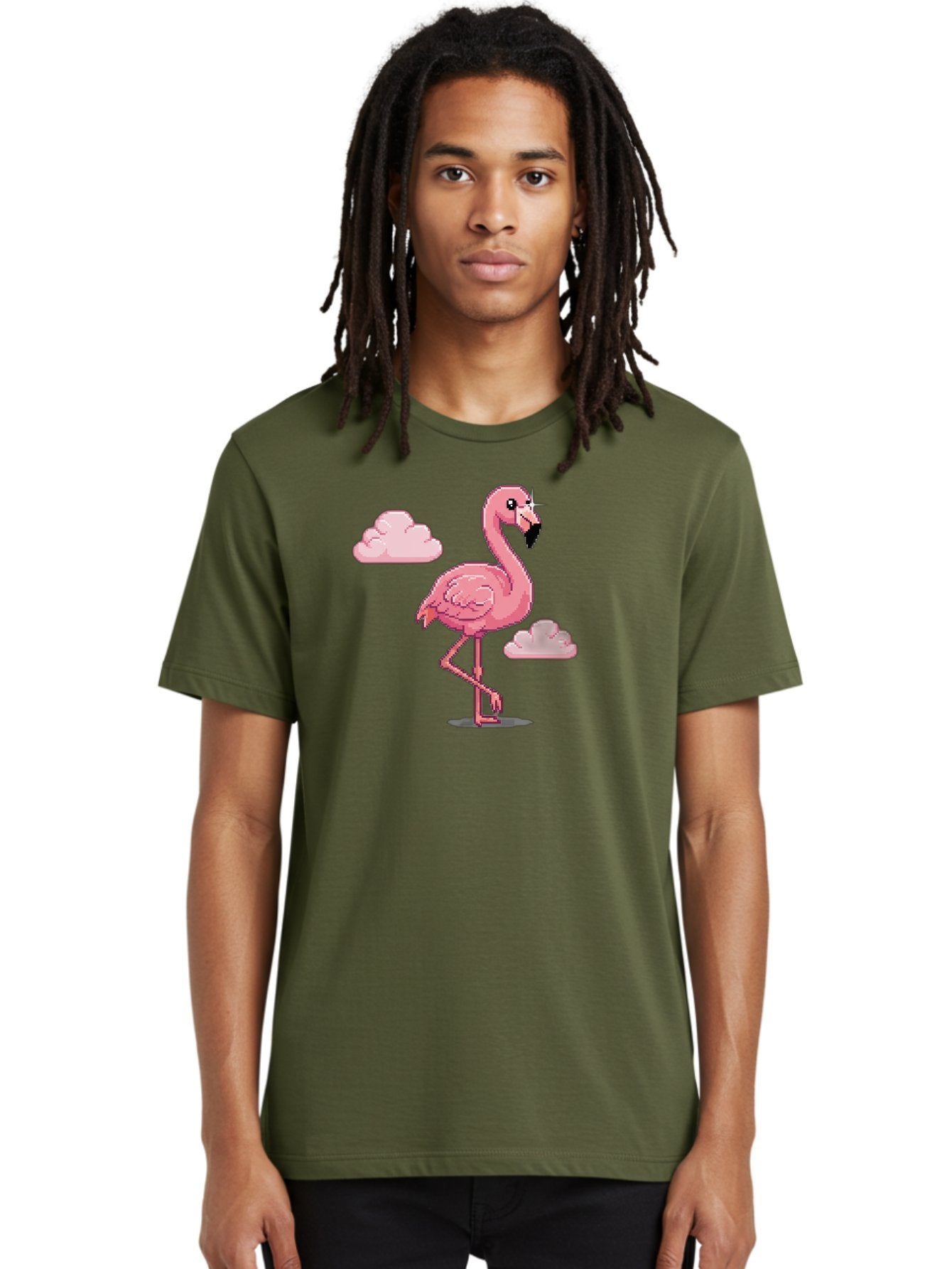 Flamingo-5 Men'S Graphic Tee, 100% Cotton, Comfortable Casual Summer Wear, Machine Washable, Vintage Camera, Old Camera, Antique Camera, Black Camera, Classic Photography, Photography Equipment, Nostalgic Device, Film Camera, Camera Art Bai836 28