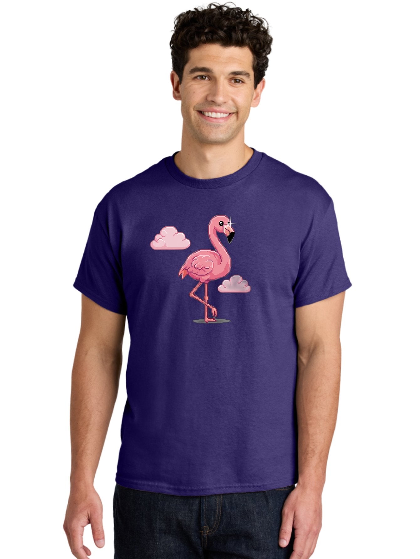 Flamingo-5 Men'S Graphic Tee, 100% Cotton, Comfortable Casual Summer Wear, Machine Washable, Vintage Camera, Old Camera, Antique Camera, Black Camera, Classic Photography, Photography Equipment, Nostalgic Device, Film Camera, Camera Art Bai836 24