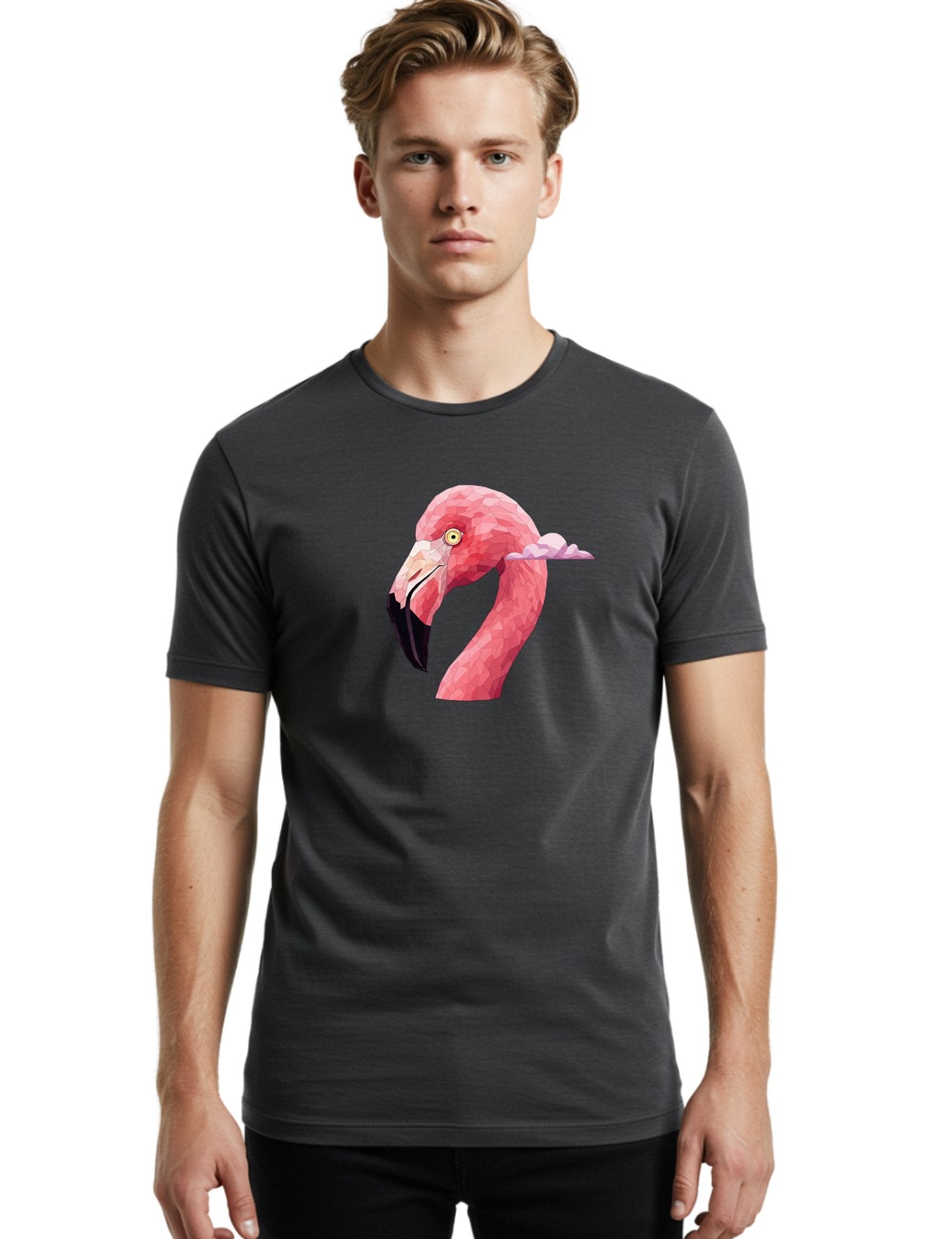 Flamingo-Head Men'S Graphic Tee, 100% Cotton, Comfortable Casual Summer Wear, Machine Washable, Vintage Camera, Old Camera, Antique Camera, Black Camera, Classic Photography, Photography Equipment, Nostalgic Device, Film Camera, Camera Art Bai842 22