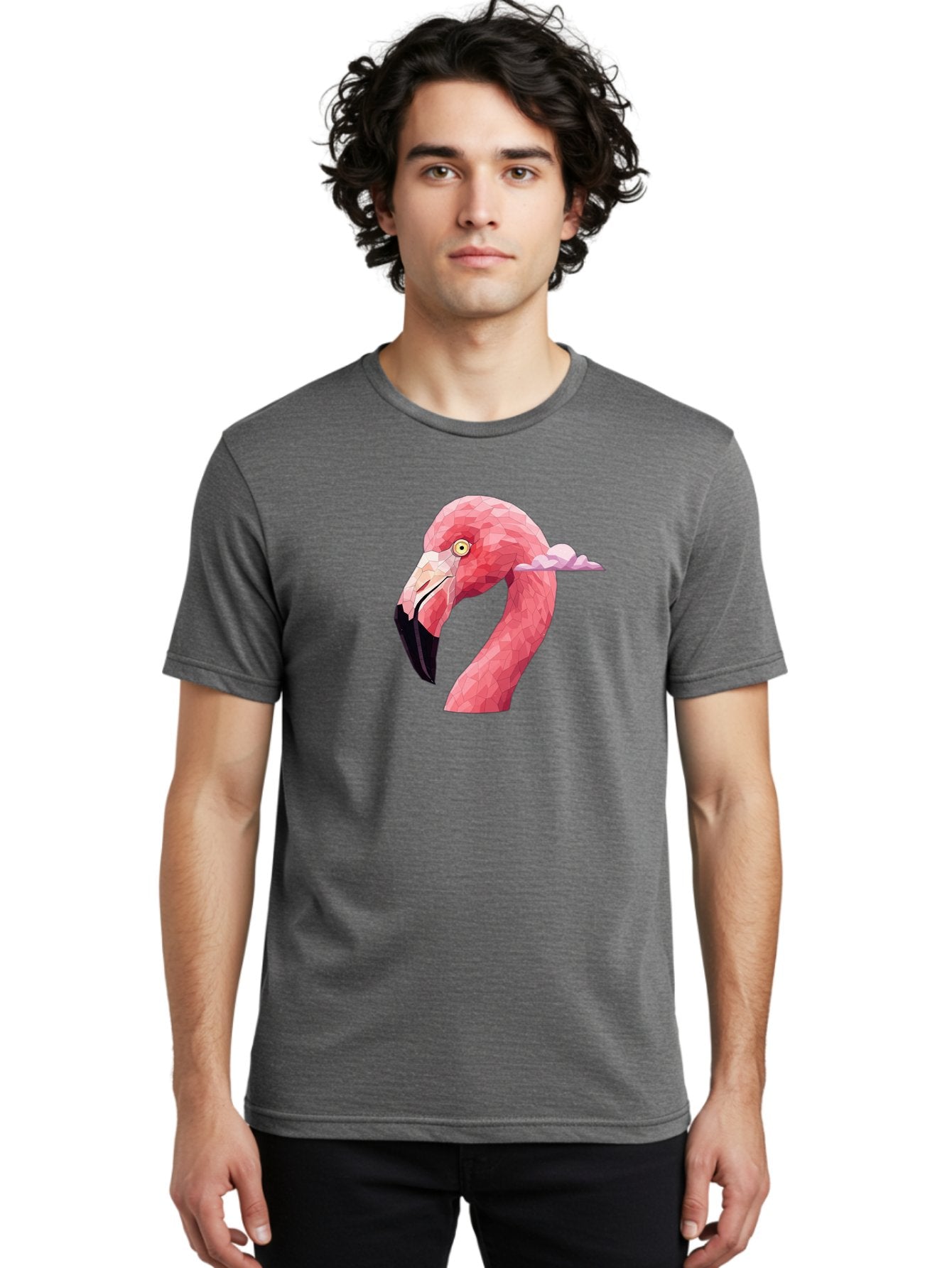 Flamingo-Head Men'S Graphic Tee, 100% Cotton, Comfortable Casual Summer Wear, Machine Washable, Vintage Camera, Old Camera, Antique Camera, Black Camera, Classic Photography, Photography Equipment, Nostalgic Device, Film Camera, Camera Art Bai842 25