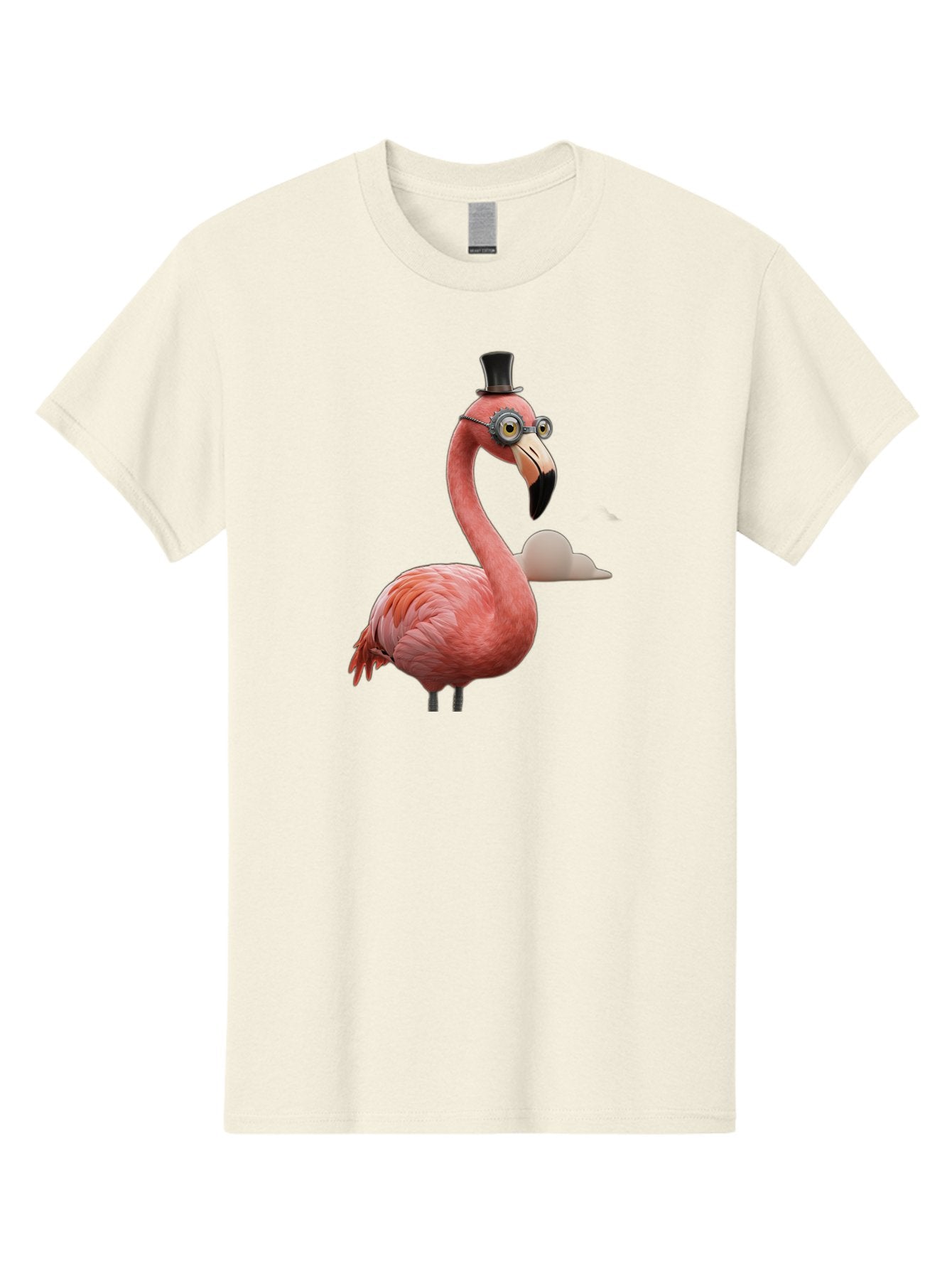 Flamingo-In-Top-Hat Men'S Graphic Tee, 100% Cotton, Comfortable Casual Summer Wear, Machine Washable, Vintage Camera, Old Camera, Antique Camera, Black Camera, Classic Photography, Photography Equipment, Nostalgic Device, Film Camera, Bai844